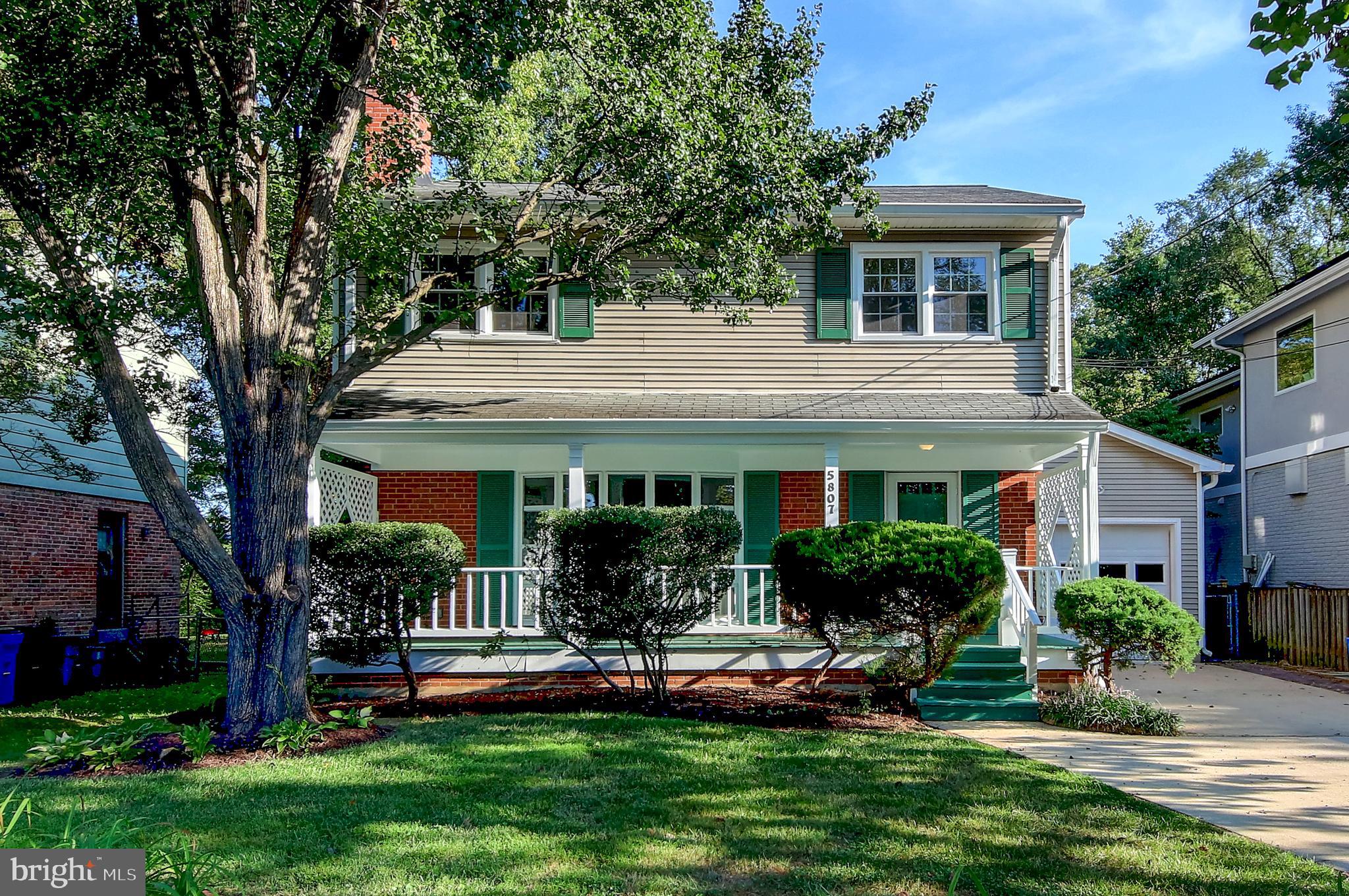 Offers due Tuesday, September 12th at noon! Tucked on a quiet side, this home’s charming front porch overlooks a large front yard with mature landscaping, providing an inviting space for a morning coffee or a cozy reading session. -----
Step inside and you’ll find the home is light filled and spacious. The formal foyer opens to the spacious formal living room with fireplace, which in turn opens to the formal dining room. Through the breakfast room you’ll find the kitchen, with vaulted ceiling, is open to the over-sized family room with bay window. There is a powder room tucked away for privacy.------
Upstairs you’ll find the primary bedroom with an en-suite bathroom and spacious walk-in closet. The two additional bedrooms on this level are well-appointed and bathed in natural light. The cheery yellow ceramic tile hall bath and linen closet complete the upper level.------
The lower level features a fourth bedroom with separate entrance. There’s also a recreation room, an updated full bathroom and separate laundry room.-----
Step outside to the expansive backyard, where a patio can be found off the kitchen – it’s an ideal spot for al fresco dining, enjoying morning coffee, or evening barbecues. The backyard is a haven of tranquility, for outdoor activities and gardening. A multi-functional shed could be a workshop and adds practicality to the outdoor area. Parking is a breeze with a two-car garage and a driveway that provides additional space for two vehicles. -----
This home is ideally conveniently located just off Old Georgetown Road so there’s quick access to the Beltway and I-270. It’s less than a mile to the Grosvenor Metro station and close to every store or restaurant you could ever want including Montgomery Mall, downtown Bethesda or Pike & Rose.-----