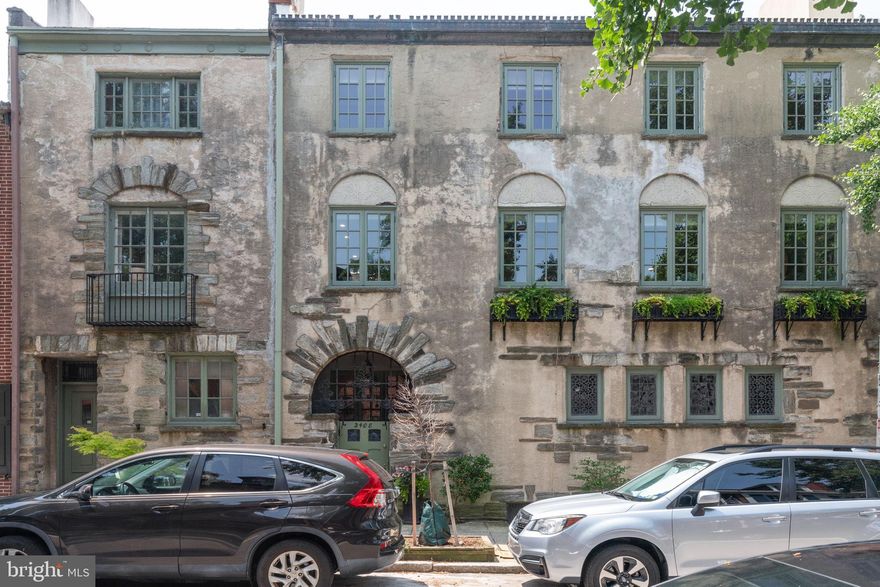 Unique opportunity to live on one of the most sought after blocks in Philadelphia with views of Fitler Square in a wide floor plan which allows for an open kitchen, living room, dining room and office on the second floor and 3 bedrooms with two full bathrooms on the third floor. 4 bedrooms, 2 full bath and 1 half bath, condo, over 3,500 square feet in the highly sought after Fitler Square neighborhood with a Blue stone private patio with secret garden vibes. This property is an architectural treasure as part of the Joseph Horn Mansion, known for its spacious and open design, with an abundance of windows and natural light. Covered and secured entrance perfect for secure package delivery and to get out of the weather before coming inside. Foyer entryway with large coat closet. First floor open room leading, currently used as a guest space but would also make a great gym or playroom leading to the private garden and patio. Second floor bright and open spacious living and dining area with south facing windows, hardwood floors, wood burning fireplace and original built-ins. The recently renovated eat-in chef's kitchen is perfect for entertaining and features top-of-the-line appliances including a Sub-Zero Refrigerator, Bosch double oven, and an environmentally friendly induction cooktop. Off of the living room is a hallway half bath and 4th bedroom and that is currently being used as an office. Make your way up the open staircase to the second level with two sizable bedrooms, a hallway bath with tiled tub/shower combo, vanity with storage, and tiled floors. The primary bedroom completes this level with an expansive walk-in closet, and bathroom with an extra wide tiled shower with frameless glass door, tiled floors, and large vanity with storage. New historically certified double pane windows and new recessed lighting throughout. Steps from Fitler Square Park, Schuylkill River Park, Vernick Food and Drink, Rival Brother’s, and more. A short walk to PENN, CHOP, Comcast, Rittenhouse, and all of Center City.