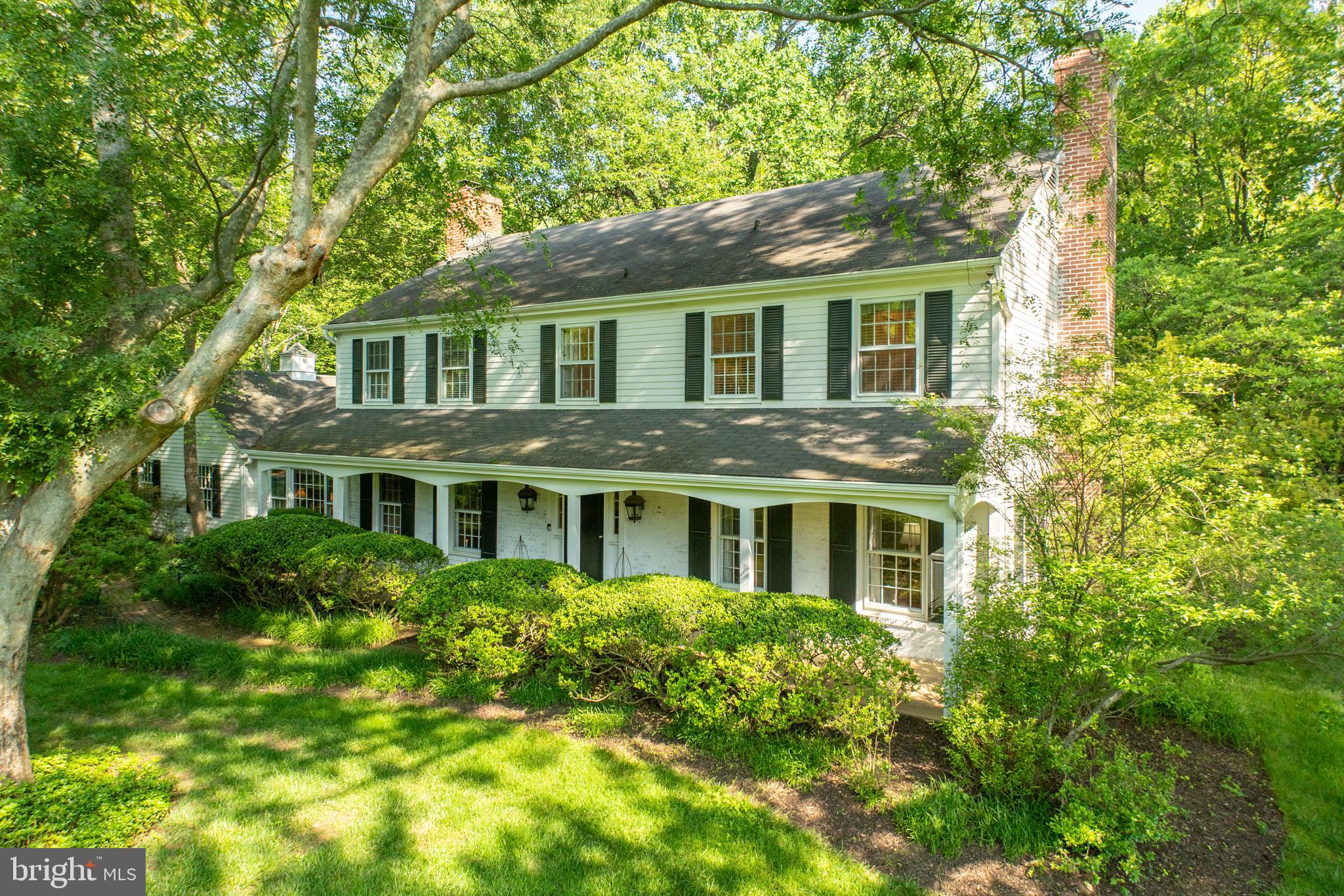 Welcome to your dream home! Built by Jim Lees, this custom Colonial offers an exquisite blend of classic elegance and modern comfort. This timeless classic is beautifully nestled among the mature trees offering plenty of privacy and many custom design features with the front porch, brick paths and patio. Step inside to discover stunning hardwood floors that flow throughout the main level, complementing the brick floor in the foyer. The heart of the home boasts beautiful custom built-ins, providing both functionality and charm. Cozy up on chilly evenings by one of two wood-burning fireplaces, creating a warm and inviting atmosphere. This residence features four spacious bedrooms and 2 1/2 baths, ensuring ample space for everyone. Enjoy peaceful moments in the private screened porch, perfect for relaxing or entertaining. Nestled in a private community and located in the award winning Unionville Chadds Ford school district, this home offers the ideal combination of tranquility and convenience. The unfinished lower level with outside entrance offers options for future expansion as does the oversized lot. This exceptional location provides easy access to Route 1, to Wilmington and to the airport. Don't miss the opportunity to make this exceptional property your own! One of the sellers is a licensed real estate agent in Pennsylvania. Kitchen appliances include Jenn Air, Double wall ovens, one is convection, Dishwasher and 1 year old refrigerator