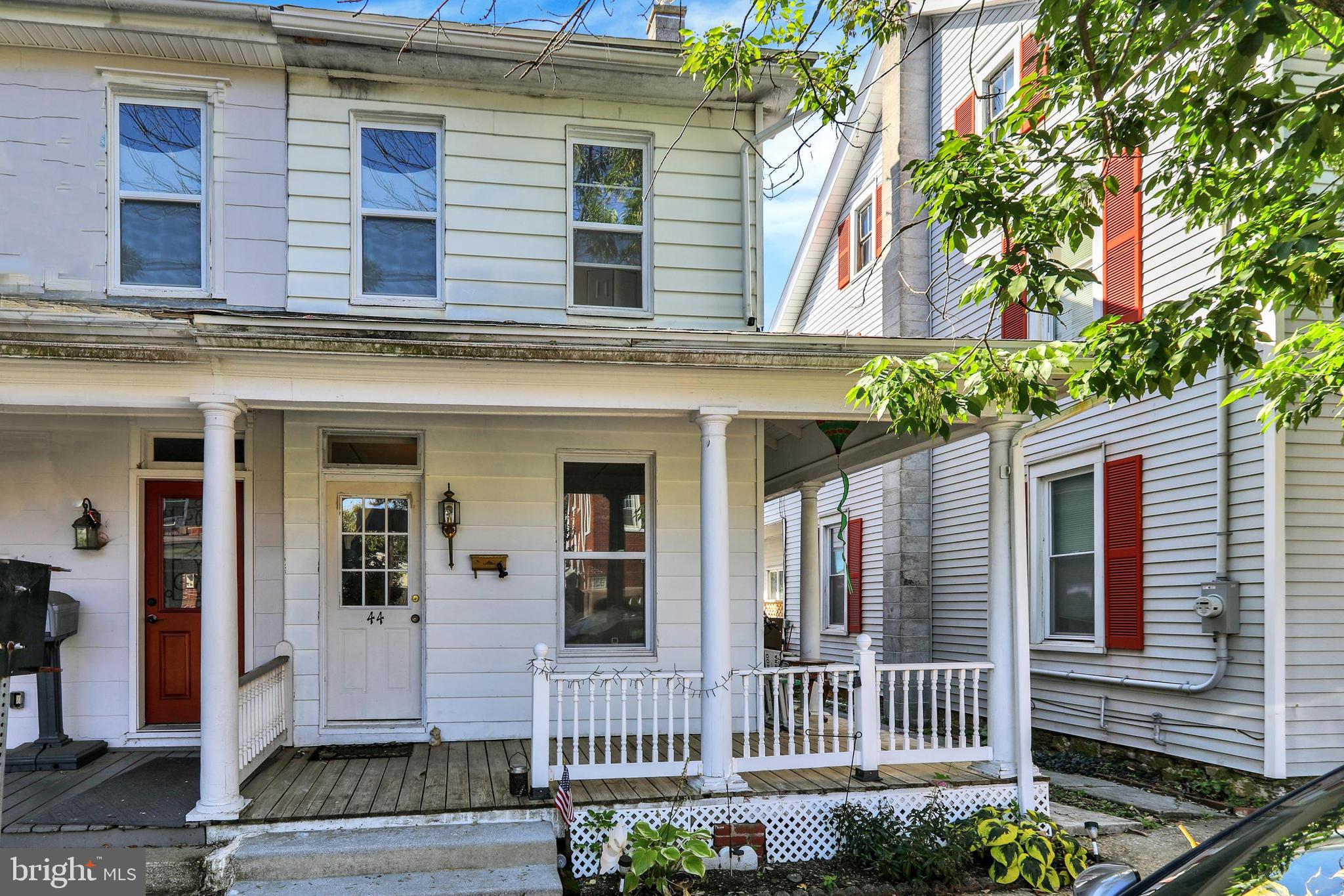 Discover the perfect blend of comfort and convenience in this 3-bedroom, 2-bathroom home located on a quiet street in one of Pennsylvania’s most beloved small towns. Just a short stroll from Lititz favorites like Bulls Head Public House, Lititz Springs Park, and boutique shops, this home offers the ideal walkable lifestyle. Inside find a move in ready home that has made several updates including a brand-new roof, updated electrical and plumbing systems, and a modern HVAC system for year-round comfort. The spacious layout includes a first-floor combo bathroom/laundry room for added ease and functionality.
All 3 bedrooms on the second floor are a great size. There is an attic on the 3rd floor that is able to be finished into another room or simply used for more storage. Bring your cosmetic vision to this blank slate! Out back, enjoy a large, private, flat yard with the option to add two off-street parking spots at the rear of the property. With its peaceful setting and proximity to local hotspots, this home is a rare find at this great price and location.