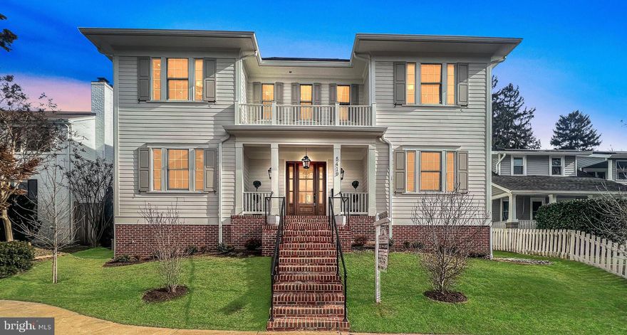 New construction now complete! This beautiful new home on a coveted block in The Palisades neighborhood, features 6 bedrooms and 6.5 bathrooms in the main house plus a detached rear 2-car garage with the 7th bedroom and 8th bathroom above.  

Well known, reputable builder Lock7 Development, in partnership with GTM Architects, delivers a smart spacious floor plan with large gathering spaces, tall ceilings, a flat main-level backyard and upgraded luxurious finishes throughout. The gourmet kitchen has custom inset cabinetry, Thermador appliances, Marble countertops, double sinks and dishwashers, a pot filler and a large island. The kitchen is open to the family room with a gas fireplace and three beautiful French doors across the back of the home walk out to a fenced, flat, pool-ready (clear of utility lines) backyard. Lots of storage has been incorporated into the main level including a mud room, Butler's pantry and additional coat closet. Upstairs, the primary suite boasts two large closets and an en suite bathroom with Waterworks fixtures, large double vanities and Marble floors and countertops. The third level is a bright flexible use loft space, a bathroom and an additional bedroom. The fully finished lower level features a spacious rec room with a wet bar, ice maker, dishwasher, large wine refrigerator, and exterior entrance. There is also ample space for a workout room, wine cellar, bedroom, bathroom and additional storage. Upgrades throughout the home include a Marble foyer, Oak hardwood floors and designer lighting. 

Enjoy this walkable location, just steps to shops, restaurants, trails, and the Palisades Recreation center. Also, easily accessible to several popular commuter routes and bus stops. The Palisades has an inexpensive optional association that hosts neighborhood gatherings.