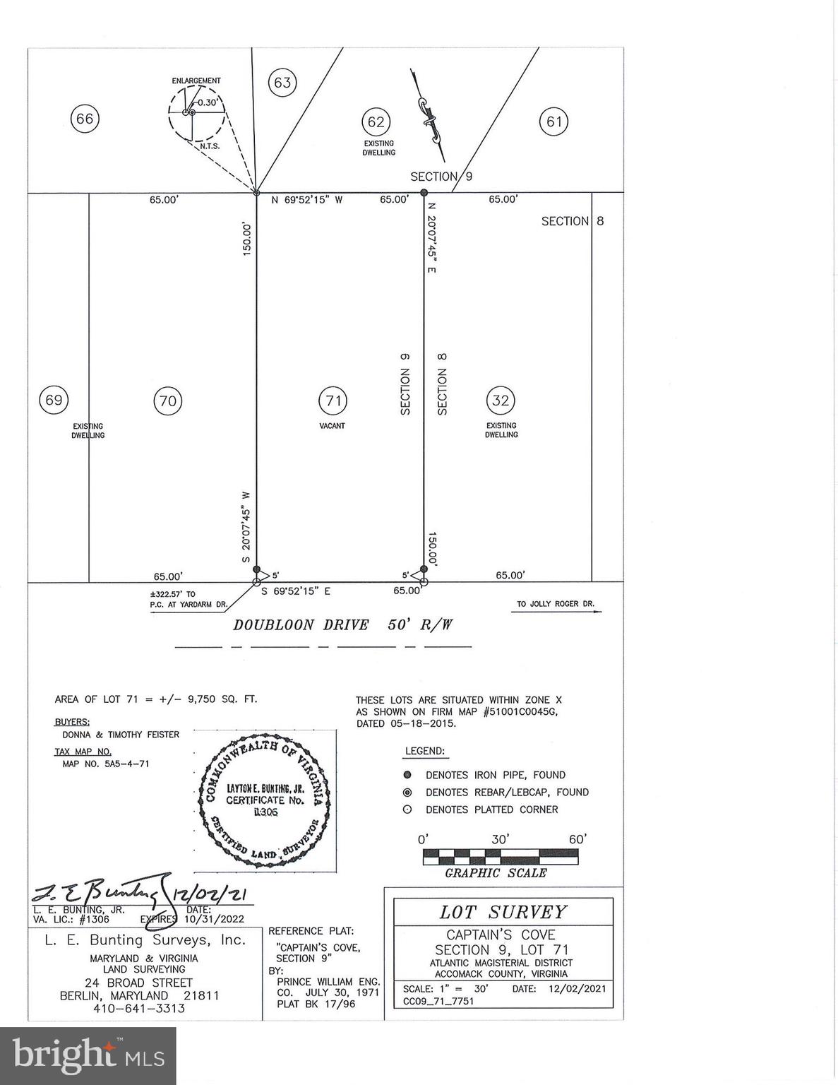 CAPTAIN'S COVE - Land
