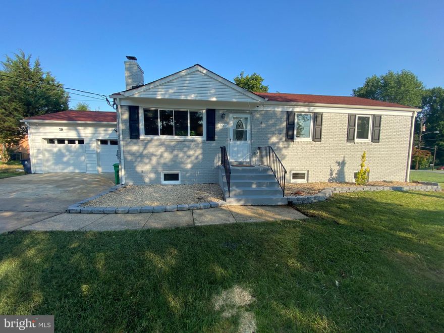 This house is potentially eligible for a $10,000 grant ask the agent for more information! Offers are due by Monday 7/17 at 6PM.  Welcome to 5001 Taft Rd in Temple Hills PG County. This raised rambler rancher sits on 10,039 SQFT with living at 2200 SQFT. This raised rancher home features 5 bedrooms and 2 full bathrooms. The large front window  floods the space with an abundance of natural light, creating a warm and inviting atmosphere. This home offers 2 car garage/off street parking in the driveway, 2 gourmet kitchens, and 2 washers/dryers. This property could be arranged for two living spaces in this home as the basement has an entrance to walk out the back yard. With its recent updates, the home boasts state-of-the-art fixtures and finishes.The open floor plan allows for easy flow between the living spaces, perfect for entertaining guests or enjoying quality time with family. The backyard is huge and fenced in. Easy access to 495, Andrews Base, National Harbor, Shopping and Dining!Conveniently located close to Andrews AFB, National Harbor, 495, 295, DC, and Northern VA, this home offers easy access to major destinations, ensuring a lifestyle of convenience and flexibility.located in the desirable and quaint community of the Andrew Hills community, conveniently located near Branch Ave, 495/Beltway, AAFB and the National Harbor. Open House Friday 7/14 4pm to 6pm Saturday 7/15 1pm to 3pm 7/16 4pm to 6pm