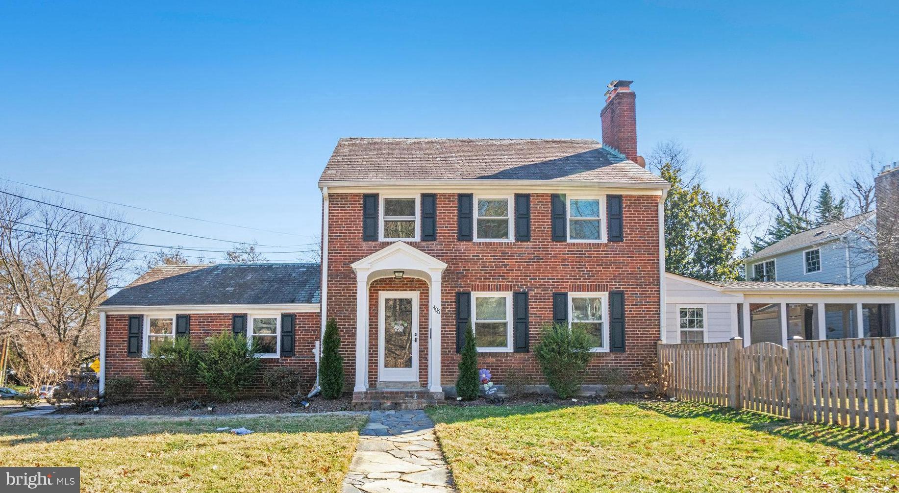 Beautifully Updated Colonial in the Heart of Falls Church City. 3 Bedrooms / 3 Full Bathrooms with gleaming hardwood floors throughout
Main Level Entry Foyer opens to an elegant Living Room w/ wood burning fireplace, mantel, and ceiling fan. Gourmet Kitchen w/ eat-in counter top opens to Dining room with extra cabinets and wine chiller. Enclosed Den (potential 4th Bedroom) is just off of the Dining Room and has a Full Bathroom. Den opens to a spacious Screened porch w/ ceiling fan, overlooking fenced side yard (where you will spend endless hours entertaining family & friends).
Upper Level features 3 Bedrooms plus a full bathroom w/ Dual Sinks. Bedrooms 1 & 2 have ceiling fans, and Bedroom 3 has a stairwell to a spacious walk-up Attic (which can be finished for amazing playroom, or extra office space).
Lower Level has a large Rec Room w/ wood burning fireplace, Full Bathroom and Utility room w/ extra storage. Attached Garage entrance is on W Jefferson St, with extra off street parking.
Only one block to the W&OD trail, and less than a mile to East Falls Church Metro
(Orange & Silver Lines). Only three blocks to the Farmers Market and Downtown
Falls Church shops and restaurants. Easy Access to I-66, I-495, Routes 29, 50 &
7 w/ short commute to Washington D.C. and the Pentagon. Falls Church City
School Pyramid w/ newly constructed Meridian High School