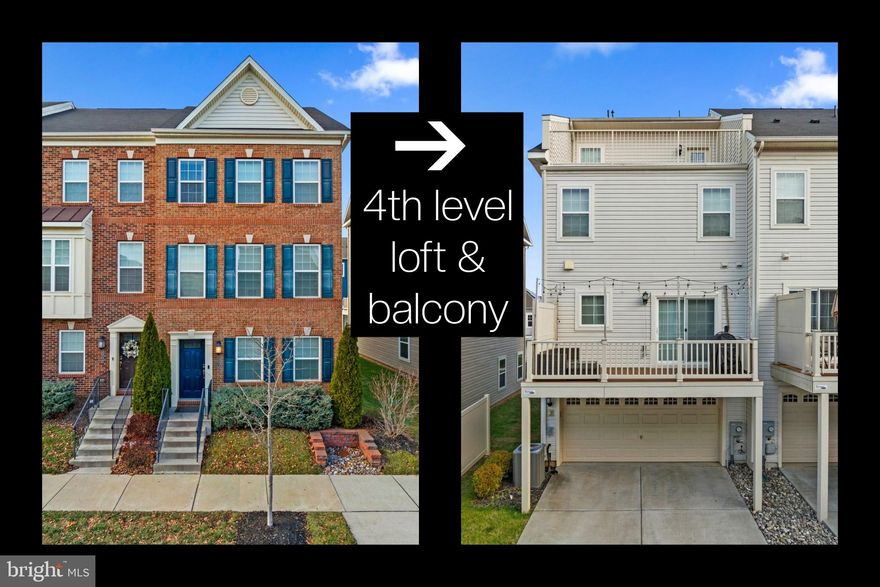 Discover the perfect blend of luxury and convenience in this rarely available 4-level brick front end unit townhome, nestled in the vibrant and amenity-rich community of Westview South! Built in 2017 with 3 bedrooms, 2 full bathrooms, 2 half bathrooms, the loft on the upper level and the open space on the lower level this house has all the space you are looking for! The two-car garage enters in the lower level, all above grade, no dark basement here! Instead, you'll find a bright and open flex space with a half bathroom. It makes a great rec room, office, man cave or it could easily be converted into a fourth bedroom! The main level showcases modern, sleek finishes and an open-concept layout that seamlessly connects to a charming balcony off the kitchen, perfect for entertaining family and friends. Upstairs you'll find the owners suite, 2 additional bedrooms and the laundry room, eliminating the hassle of lugging laundry up and down stairs! The fourth level boasts a generous loft area and another private balcony, perfect for relaxation. Enjoy resort-style living with all the community offers: a community center, game room, tot lot, pool, fitness center/gym, and year-round community events! The HOA includes lawn maintenance, trash and snow removal, allowing you to enjoy a carefree lifestyle. Located less than a mile from shopping, dining, and entertainment, with easy access to major routes 270 and 70, this home is a commuter's paradise! Plus, enjoy the added benefit of no city taxes! Don't miss your chance to make this stunning townhome your own—schedule a viewing today!
