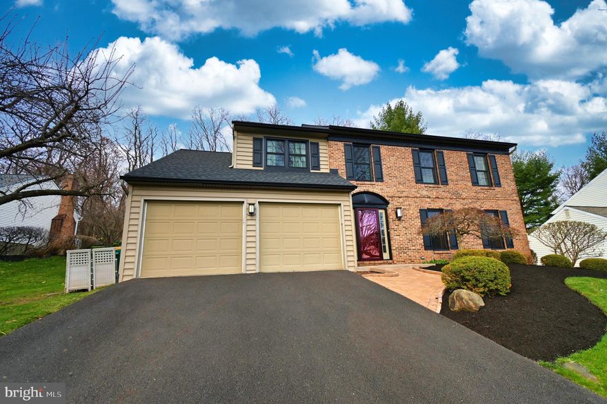 Welcome to this beautiful 4 Bedrooms and 2.5 Bathrooms in Newtown. Are you longing to live in the beautiful cul de sac neighborhood of Woods Of Saxony? Your search ends here, as this home fulfills every buyer's dream! Upon arrival, you will be greeted by a stunning brick detached home with a two-car garage. As you step inside the first floor, you will find a formal living room and dining room on either side. The updated eat-in kitchen boasts ample cabinetry, a large kitchen island, an electric cooktop, a built-in microwave, and stainless steel appliances. Adjacent to the kitchen is a spacious family room with a brick fireplace, perfect for entertaining. Additionally, there is a convenient half bath on the first floor. Moving to the second floor, you will discover four generously sized bedrooms, including a master bedroom with a full bath. Finally, head down to the basement where you can enjoy a fully finished space, ideal for movie nights, entertaining, or even as an additional office or workout area.  The Woods of Saxony community offers a nice playground for its residents children. Located in the highly acclaimed Council Rock School District, this prime location provides easy access to major highways for commuting to NYC or Center City Philadelphia. The windows have been replaced for esthetic and functionality (Anderson windows). The deadline for Offers is Wednesday 4/10 by 12pm. Thank you. (The electric average from $200-$450, water $35, sewer $30 billed quarterly, trash/recycling $60)

Additional Updated made by the seller: 
New HVAC, Remodeled upstairs bath, Epoxy garage floor, new paver front walkway ( In the last 2 years)
New Driveway (3-5 years ago),  
New Vinyl Siding, Roof, Exterior Windows, Backyard Fence & retaining wall (5-10 years ago)