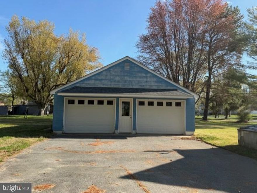 Prime Ocean View Opportunity: 0.45 Acres + Updated Garage – 2 Miles to Beach! Unlock the potential of this exceptional Ocean View property, perfect for investors, contractors, or those looking to build their dream coastal getaway! Situated on a spacious half-acre lot, this offering includes a detached garage that has been recently updated—ready for your vehicles, workshop, or storage needs.  Garage updates include new framing, new roof, new windows and doors. While the property is being sold strictly AS-IS, providing a blank canvas for your vision, the property boasts incredible bones in an unbeatable location. Enjoy the best of Delaware coastal living with public water and public sewer already connected! Unbeatable Location: Only 2 miles to the white sands of Bethany Beach!  Convenience: A short walk/golf cart ride to Harbour View Marina for boating enthusiasts. Recreation: Just 1 mile to premium golf courses. Space: Rare half-acre lot in town, offering privacy and room to expand. Bonus: Recently updated, versatile detached garage/workshop. Don't miss out on this rare chance to own a versatile, high-potential property in one of Delaware's most desirable locations.  Seller's will finance up to 65% of purchase price.  Schedule your viewing.