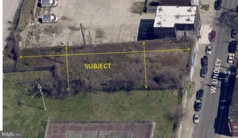 Vacant Land For Sale - Lindley Street<br/> PHILADELPHIA, PA 19120