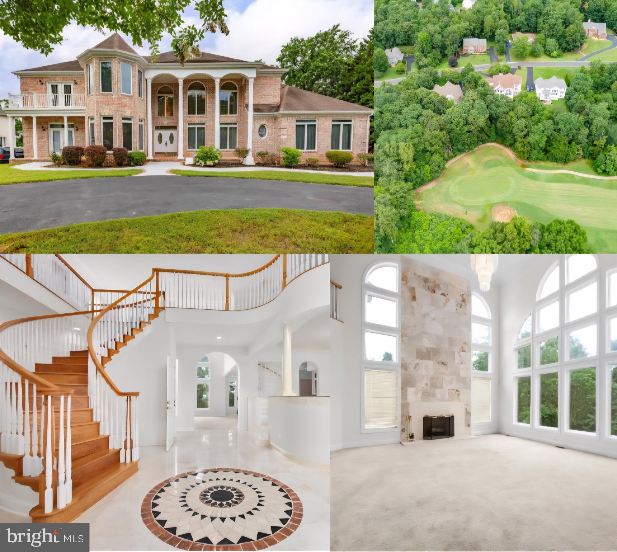 Discover multigenerational living in this Mediterranean-style home on the 4th hole of Lee’s Hill Golf Course. With imported finishes, custom detailing, and a half-acre lot, this brick beauty is priced with equity in mind—ready for your personalized upgrades and with endless potential. The home's unique architecture, designer finishes, and flexible living spaces offer a blend of privacy, comfort, and sophistication. From the timeless brick exterior to the circular driveway, every detail is a statement in style. A 20-foot ceilings entrance creates an awe-inspiring welcome, with striking medallion marble tile and a curved staircase anchoring the impressive entry to formal living and dining areas. The family room’s fireplace soars from floor to ceiling, matched only by the brilliance of the expansive Anderson windows framing golf course views. The open-concept kitchen includes all-new stainless appliances, a walk-in pantry, a spacious island, a built-in desk, a wet bar and a breakfast nook—ideal for entertaining. A spiral staircase leads to an open huge loft, perfect as a den, office, or playroom with golf views. Two main-level bedrooms along with an office offer convenience, while the primary suite upstairs includes a private balcony, fireplace, and walk in closet. All of the secondary bedrooms are very spacious with attached full baths . The finished walkout lower level includes a private-entry in-law suite, home gym/office space, recreation room, theater, and kitchen/bar rough-in. A massive screened porch on the side of the home invites effortless indoor-outdoor entertaining and with an enclosed area underneath that provides plenty of space for storage. Community amenities include swimming pools, basketball courts, club house, golf course memberships available, several walking paths, tennis courts and playgrounds. Optimally located for commuting with interstate 95 only 7 minutes away and Virginia Railway Express 10 minutes away. Two different hospital system no more than 15 minutes away and 10 minutes to shopping (Target , Lowes, Publix and Walmart) and downtown Fredericksburg with specialty shops & boutiques and along with a myriad of restaurant choices.