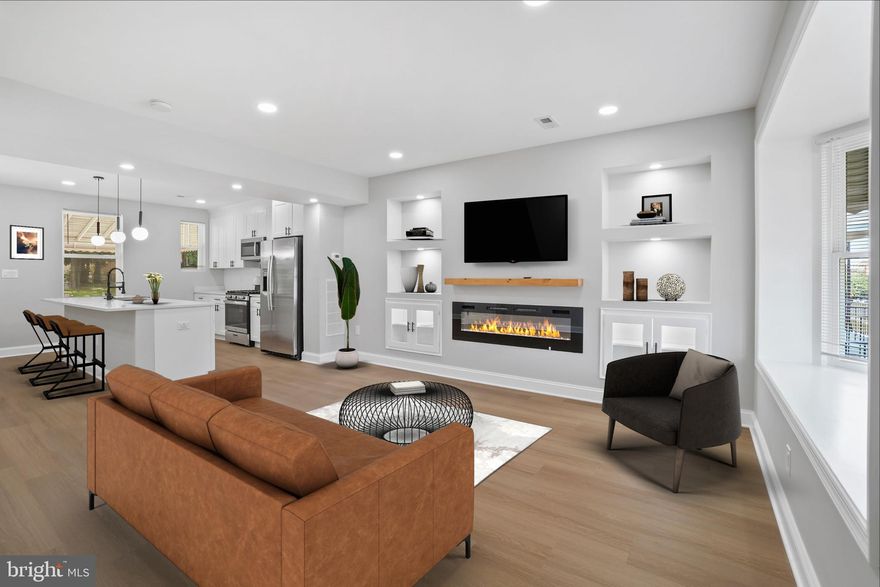 Price Adjustment!!!Fully Renovated 4BR/3BA Rowhome in Belair-Edison! Over 2,000 sq ft of finished living space in this beautifully updated home. The main level features an open-concept living and dining area with luxury vinyl plank flooring and recessed lighting. The gourmet kitchen features Carrara Marmi Quartz countertops, white shaker cabinets, under-cabinet lighting, stainless steel appliances, a tile backsplash, a deep sink, and a wall-mounted pot filler. Upstairs offers three spacious bedrooms, including a large owner’s suite with a private en-suite bath. A second full bath with modern finishes serves the additional bedrooms. The fully finished basement features a fourth bedroom, a third full bath, a large recreation room, and a wet bar with custom shelving—perfect for entertaining or use as a guest or in-law suite. Separate rear entrance for added privacy. Additional upgrades include brand-new HVAC, all-new electrical, updated windows and doors, and a welcoming front and back porch. Located in Belair-Edison near Herring Run Park with easy access to schools, shopping, and commuter routes. Move-in ready and a must-see!