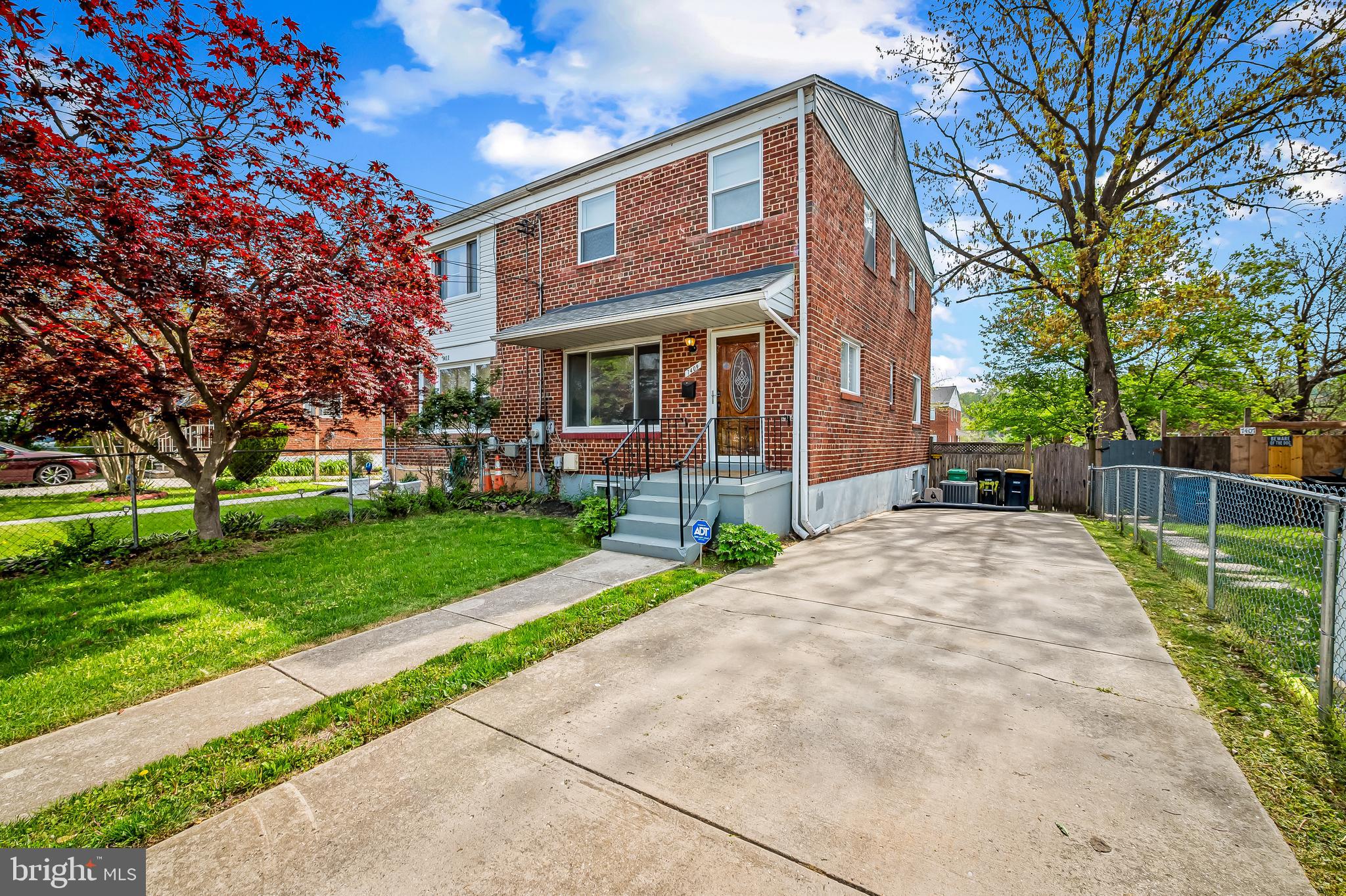 Welcome to 7409 25th Ave, a beautifully updated 3-bedroom, 2.5-bath end-of-group townhome located in the heart of Adelphi, MD. This charming home offers the perfect blend of space, comfort, and convenience. Step inside to find a bright, open layout with abundant natural light, stylish hardwood flooring, and fresh paint throughout. You’ll also enjoy a main level powder room. The spacious living and dining areas are perfect for entertaining, while the modern kitchen features stainless steel appliances and ample cabinetry. Gleaming granite counters stretch the length of the kitchen making meal prep a breeze. There is a small rear porch that leads out to the backyard, a perfect space to keep your grill this summer.
Upstairs, you’ll find three generous bedrooms, including a primary with dual closets. The hall bath is shared by all, with easy access at the top of the stairs. The two additional bedrooms are perfect for family, guests, or a home office. The finished lower level offers a versatile bonus space, ideal for a recreation room, gym, or additional living area, along with a convenient second full bathroom.
As an end-unit, enjoy extra privacy and a larger yard, with a private driveway for easy parking. The backyard is fully fenced, perfect for pets, gardening, or summer barbecues. Conveniently located minutes from University of Maryland, shopping, dining, parks, and major commuter routes, this home has it all.
Don’t miss this fantastic opportunity to own a move-in ready townhome in a prime location — schedule your showing today!