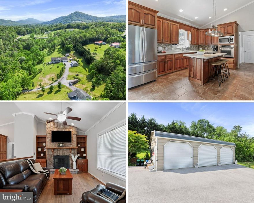 *5 car garage *7.74-acre lot  *car lift *finished basement *deck *patio *custom finishes

Discover this ranch-style home nestled on a sprawling 7.74-acre lot. Built in 2013, this home boasts a meticulously maintained exterior and extensive hardscaping, creating an inviting atmosphere. Step inside to find an open floor plan adorned with upgraded finishes, including crown moldings and wainscoting. The gourmet kitchen features upgraded countertops, a spacious island, and modern appliances, including a built-in microwave and wall oven, ideal for culinary enthusiasts. The main level offers three well-appointed bedrooms, including a primary suite with a walk-in closet and a walk-in shower. Enjoy cozy evenings either on your front porch or on the rear and patio. The basement provides additional living space including a walkout entrance. In addition to the attached 2 car garage there is also a  3 car detached garage with a lift and another detached 1 car garage plus a shed.  You will have plenty of space for your toys.  One of the other joys of living here is being close to the canal where you can ride bikes, go boating or fishing.