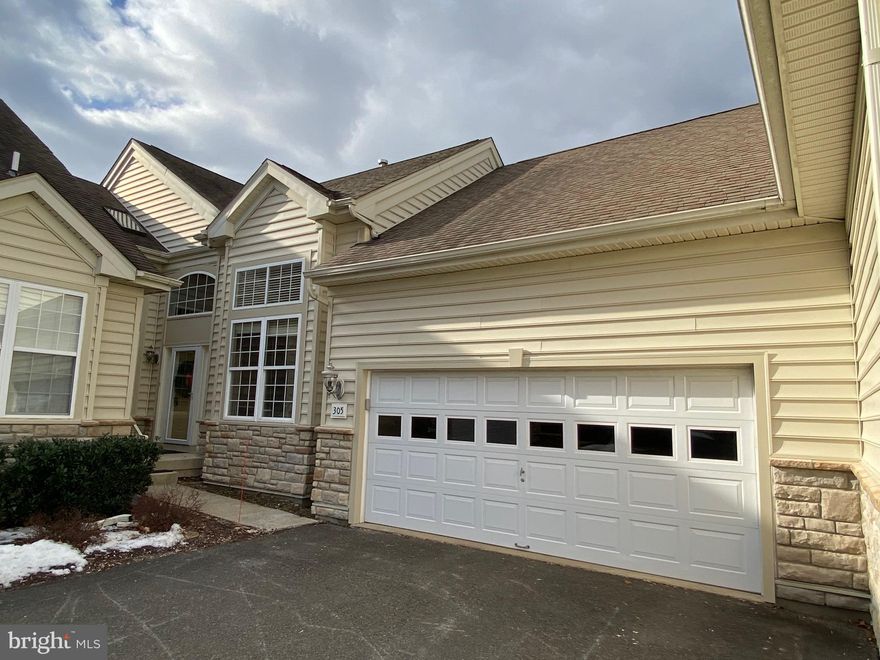 What better way to start the New Year than with a NEW HOME !   Ready for a wonderful home in an Adult Community?  This lovely and VERY well maintained home in the desirable community of “Lamplighter Village” has been enjoyed by the original owners….. pride of ownership certainly shows throughout.  Now it is time for a new owner…!!   A rare opportunity for an “End Unit” with tons of natural light and a great private location…. The Foyer entrance is as spacious as a single family home…  Beautifully tiled and very welcoming.   A Office/Study off of the Foyer could also be used as a formal Dining Room.. Very versatile space that can meet any of your family needs or lifestyle.
An inviting and cozy Eat-In Kitchen offers dinette space for gathering family & friends as well as a convenient Breakfast Bar seating for “1 or 2”.. The Kitchen is complete with Upgraded cabinetry, hardwood flooring and lots of “Corian” counterspace.   A Family room adjoins,  lots of natural light will surround you!!  The entrance to a maintenance free deck is conveniently located in Family Room. The  Living /Dining area has a gas fireplace, lots of windows, vaulted ceiling, recessed lights and tasteful neutral painting and carpet.  A great floor plan that has the space of some Single Family homes- All the rooms that you could have in a single family home with a totally convenient lifestyle …
The Main Bedroom is quite spacious and offers space for a sitting area.  Custom designed closets and a full Main Bath with double vanity and stall shower complete the spacious Primary Bedroom Suite.   A 2nd Bedroom/Guest Room and  A Hall Bath with tub shower complete this area of the home. 
This home offers a great floor plan that has the space of some single family homes-  All the rooms that you could have in a single family home with a totally convenient lifestyle …
Full unfinished basement is the entire footprint of main floor---- Incredible space with daylight windows.  Unlimited potential for finishing…. !!
Enjoy the Adult  lifestyle of "Lamplighter Village" along with the conveniences that surround you in Warrington and surrounding areas.  Scenic Doylestown is just minutes away for  lots of fine dining and museums....
A great lifestyle in a wonderful community is waiting for you…… WELCOME HOME !