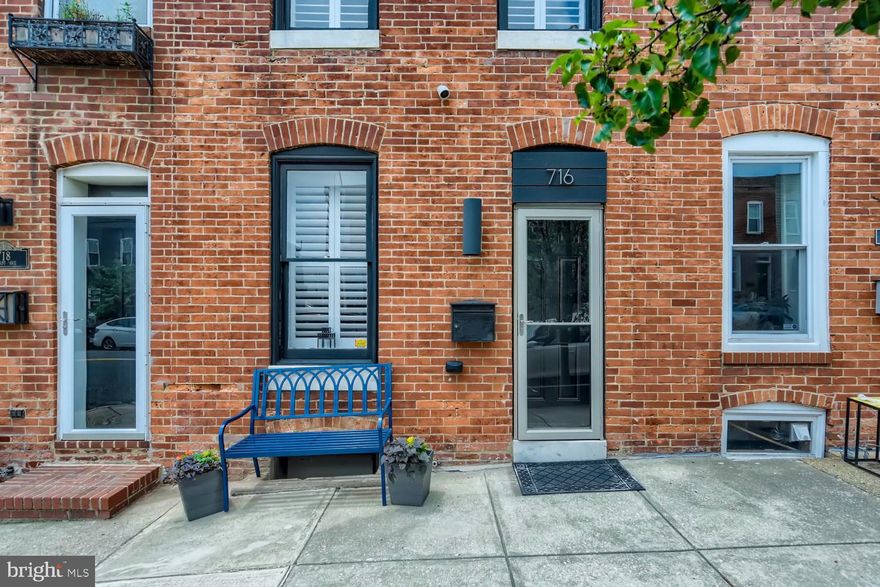 Amazing 3BD/2.5BA, 2100 sf home in the heart of Canton just a short stroll to the Canton Square restaurants, shopping and more! You will feel at home as you enter the spacious & open main level with tons of space for entertaining including 1/2 bath & gourmet kitchen.  Home cooks and foodies alike will absolutely love the kitchen, featuring stainless steel appliances, center island, gorgeous granite countertops & beautiful French doors leading to back patio.  The two master suites located on the 2nd level both have ensuite bathrooms one with whirlpool hot tub, and the other with an oversized walk-in shower.   From 2nd master suite you'll climb the stairs to your huge rooftop deck with phenomenal views of the city skyline and water, perfect for hosting summer bbqs and watching fireworks! Head down to the fully finished lower level with 3rd bedroom or possible 2nd living room space if desired with abundant storage space in utility room.  Just blocks from the Canton Waterfront Park, Patterson Park, The Shops at Canton Crossing, highways and so much more.  You have to come see this home in person today, don't wait or it will be gone!!