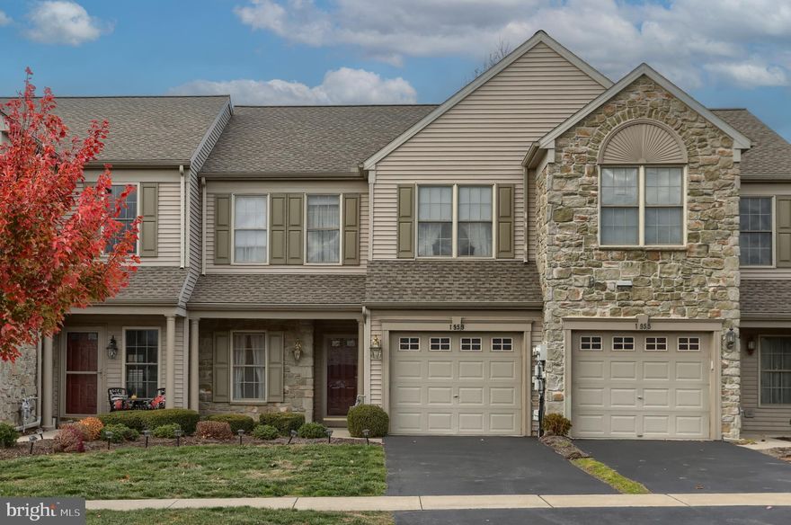 Nestled in the serene community of Deer Run Hummelstown, this modern townhouse offers a harmonious blend of luxury and comfort, perfect for those seeking an elevated lifestyle this well maintained residence spans 1,980 square feet. Step inside to discover a warm and inviting atmosphere, highlighted by a cozy fireplace that serves as the heart of the living space. The open layout seamlessly connects the living, dining, and kitchen areas, creating an ideal setting for both relaxation and entertaining. The kitchen is equipped with new appliances including a built-in microwave, electric oven/range, dishwasher, and refrigerator. This home features two spacious bedrooms, each designed to provide a tranquil retreat. With two and half bathrooms, morning routines and guest accommodations are effortlessly managed, ensuring privacy and convenience for all. 

The first floor den/office is ideal for working from home.  The attached garage offers secure parking and additional storage.  Enjoy the ease of maintenance with included services such as snow removal, common area maintenance, and grounds upkeep, allowing you to focus on what truly matters-enjoying your home.  The community's commitment to excellence is reflected in its well-maintained surroundings, making it a perfect place to call home. Experience the luxury of Deer Run Hummelstown, where every detail has been considered to create a lifestyle of comfort and sophistication. This is more than just a residence; it's a place to create lasting memories. Don't miss the opportunity to make this exceptional townhouse your new home.