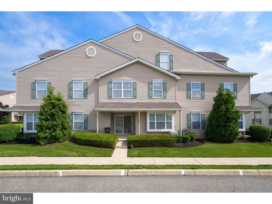 You must see this beautifully appointed, well maintained, open concept townhome.  This fantastic home has a nice flowing open layout with recessed lighting, a tiled eat-in kitchen, formal dining area, and relaxing living room with modern laminate flooring.  There is also a clean contempory powder room on the first floor with pedestal sink.  Upstairs you will find a big master bedroom with a large walk-in closet, and an ensuite to the full bathoom complete with corian countertop vanity.  A second bedroom is just the right size, and the upstairs laundry is extremely convenient.  Up one more set of steps you will find a possible 3rd bedroom.  It is currently being used as a finished loft family room area with approximately 300 sq ft of additional living space, but with an addition of a door at the bottom of the steps, it would make a great third bedroom.  Outside you have your own private covered front patio, and storage area, as well as plenty of parking.  The brand new roof was also just installed this year.  The low monthly condo fee includes maintenance, lawn care, snow removal, playground and clubhouse access, and trash removal.  Call today for your private showing, you will not be disappointed.