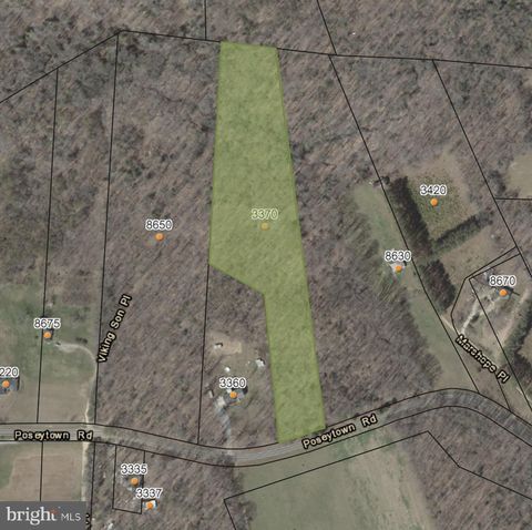 Vacant Land For Sale - 3370 Poseytown Road<br/> NANJEMOY, MD 20662