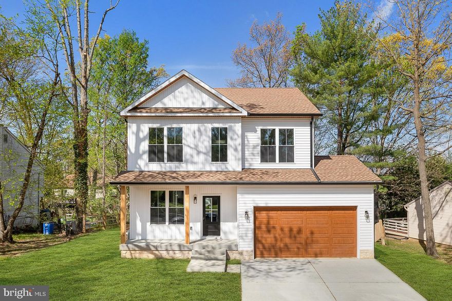 Open house cancelled. Modern living in this stunning, brand new construction, 5-bedroom, 3-bath residence is proof you really can have it all! A sophisticated interior warmly welcomes you with elegant neutral tones, high ceilings, and beautiful wide plank flooring. Share a sumptuous feast or flaunt your culinary skills  for guests to admire at the kitchen’s over sized, pendant-lit island. A package of premium kitchen appliances, handsome shaker-style cabinetry, a chic backsplash, pantry, and sleek quartz countertops complete this impeccable culinary space. End the day within the restful proportions of the carpeted bedrooms, including a main-level accommodation with a full bath ideal for your overnight company. Upstairs, double doors reveal the generous primary suite featuring a walk-in closet, and a luxurious ensuite with dual vanities and an oversized step-in shower with a spa-like soaking tub. Other notables are an upper-level laundry room, a mud room with a bench and custom storage cubbies, and a fenced back yard. Come for a tour before this gem slips you by!