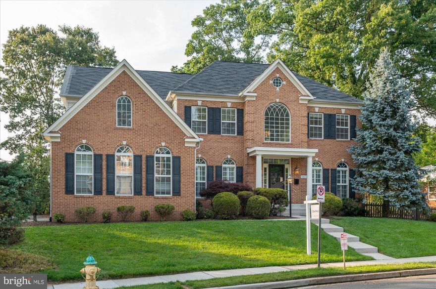 Open House Sunday (6/29) 2:00-4:00PM.  Fall in love with this stunning, contemporary brick colonial in North Arlington’s Berkshire Oakwood neighborhood zoned for Nottingham ES/Williamsburg MS/Yorktown HS. Approximately 150K in recent renovations throughout the  6,000 sq ft of living space on all three levels, this stately and light filled manor boasts six spacious bedrooms, four and a half sumptuous bathrooms and a glorious renovated primary ensuite, with expansive sitting area (potential extra home office space), walk-in-closet and spa like vibes. Beautiful, open and remodeled kitchen with large island, quartz counters, professional stainless-steel appliances, and designer pendants are all a must for epicurean buyers. Large, light filled family room w/gas fireplace, formal dining room and separate home office on main level. Solid hardwood floors found throughout the main level, stairs and upstairs hallway (new carpet in bedrooms and lower level). Well-appointed laundry room with newer HE washer/dryer. New carpet throughout all three levels and the spacious lower level is perfect for entertaining, boasting a spacious rec room, plus offers extra space for your overnight guests, featuring bedrooms #5 and #6. A bonus, interior room serves as playroom or exercise area. Outside there’s private outdoor space with a beautiful paver patio just in time for grilling season. The entire package sited on a terrific ¼ acre lot in the most convenient location…Easy access onto I-66 for DC commute. Walk to EFC or Falls Church Metro. Also, minutes to Falls Church with year-round Farmer’s Market, Whole Foods, shops and restaurants (Thompson Italian, Clare and Don’s, etc.) and 7 minutes to everything in Tyson’s Corner.
