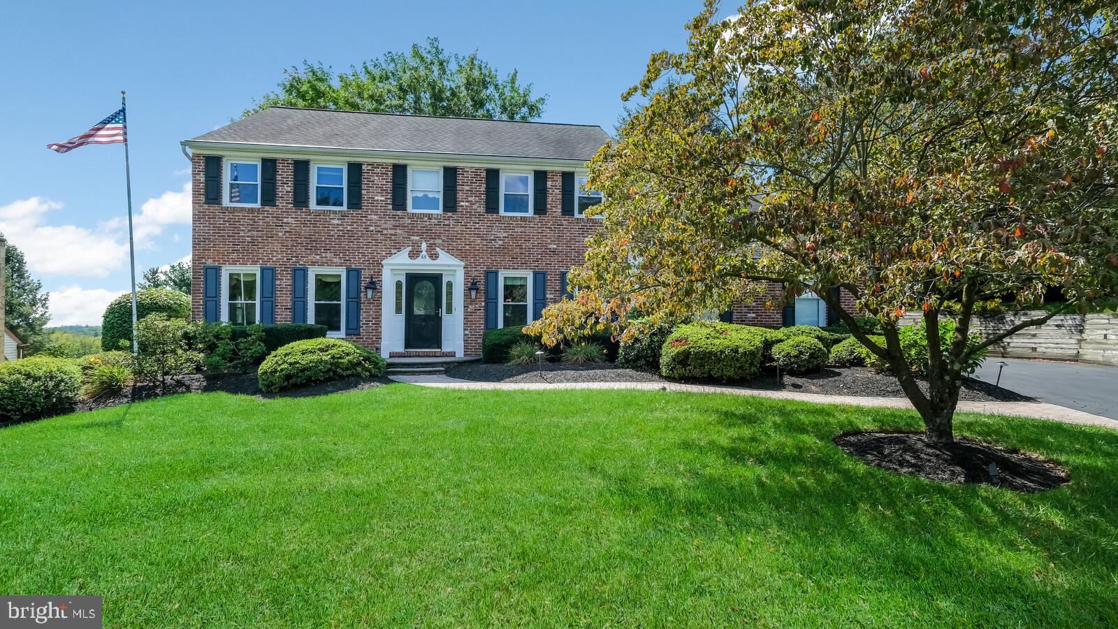 Beautifully maintained colonial home in Newtown – walking distance to Tyler State Park!! Minutes from shopping, restaurants, schools and all other amenities.
The original owners have taken such good care of the home – the kitchen is expanded and updated with double oven and propane cook top and overlooks a lovely breakfast area which leads to the huge deck. The family room with propane fireplace and gorgeous built-ins is also located conveniently off the kitchen. The current owner switched the dining room and living room to accommodate large holiday dinners – the dining room is currently used as a playroom. Both are large rooms and could easily be switched back. Off the kitchen breakfast area is a large powder room with huge storage closet and laundry room leading to the side entrance and the driveway.
The second floor of the home has four large bedrooms and two full bathrooms. The master bedroom has a very large walk-in closet!!! The master bathroom was renovated a few years ago and has a large shower and plenty of cabinets. The hall bath has upgraded vanity and toilet.
The full basement is finished with a great wet bar area for entertaining and plenty of room for entertaining. There is a half bath in the basement also.
All heating and air conditioning has been replaced as was the roof and windows.
The home is located in Council Rock School District and within easy commute to New York, New Jersey and Philadelphia.
