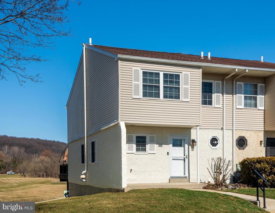 Welcome to 358 Carlyn Ct, Downingtown - a beautifully updated 3 bedroom, 2.5 bathroom end-unit townhouse located in the highly sought after Beaver Run Knoll community.

As you step inside, you will be greeted by a sun-bathed open-concept layout that includes the kitchen, dining room/living room, and a half bath. The masterfully updated kitchen features quartz countertops, a large peninsula with a waterfall edge and stool seating, and sleek stainless steel appliances. The main floor flows into an expansive living room and dining room combo, making it an ideal space for entertaining family and friends. From here, you can access your new, spacious two-story deck (2023)—the ONLY one of its kind in the neighborhood—perfect for gatherings or simply unwinding while taking in the serene views of the open space behind the property. The lower level of the deck offers additional patio space (2023).

The second floor has three generously sized bedrooms, each featuring new recessed lighting. The primary suite is complete with an en-suite bathroom showcasing a newly installed glass shower door.
Completing the home is a walk-out basement that can serve as a home office, guest suite, or playroom, etc. with plenty of natural light filtering through. This area offers easy access to the patio deck, creating a seamless indoor-outdoor flow.

Recent upgrades include new HVAC (2024), water heater (2024), 8 ft slider leading to the back deck (2023), composite back deck with 50 year warranty (2023) and lower level patio (2023).

Located in the desirable Beaver Run Knoll community, your amenities include a community clubhouse and pool, a dog park, basketball court, tennis courts, pickle ball courts and three playgrounds... All for an incredibly low HOA fee. 

Don't miss the opportunity to call this stunning end-unit townhouse your home! Schedule a private showing or stop by an upcoming open house to see for yourself all that this charming property has to offer!