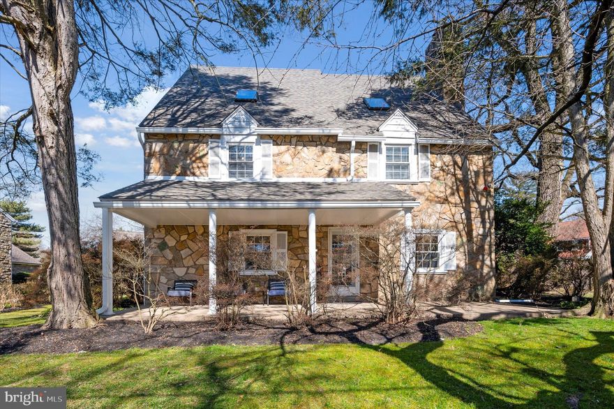 DRIVEWAY/GARAGE (3 Car Garage) IS NOT ON HAVERFORD RD. 3500+ Square Feet, Including a full third floor and a powder room on each floor. A MUST SEE!
Welcome to 2001 Haverford Rd! As you walk down the pathway surrounded by greenery you will begin to meet the charm of this home built in 1930. Upon entering the front door, you can appreciate the feeling of a solidly built older home with the addition of beautiful modern updates. The living space offers a gas fireplace, a wide mantle, and built-in shelves that immediately paint a cozy picture. With space enough for lounging in front of the fireplace or entertaining guests, the possibilities are endless.
The dining room hosts large windows and double doors leading to an outside patio, creating a perfect setting for hosting or for serene dining. The spacious dining area opens to an updated kitchen with breakfast bar and an island for more casual eating. The floors are recently refinished throughout the first floor, and each of the windows offers deep sills for your most special possessions.
On the second floor you will find four generously-sized bedrooms. The main bedroom easily can host a king-sized bed and has an updated, ensuite bathroom. A second bedroom offers a large walk-in closet and a half bath. Two additional bedrooms share a hall bathroom. On the third floor you will find another large bedroom plus a bonus room, perfect for a den or office space (or both), as well as a powder room.
In the basement you will find laundry facilities, a powder room, and plenty of open space—a clean slate—for your dream basement.
Other features of the property include beautifully landscaped plantings and a separate 3-car garage. The roof was replaced in November of 2023, the home has been freshly painted throughout, and the heating and cooling systems are top-of-the-line. Great care has been taken with this property. Come and envision the possibilities for yourself.