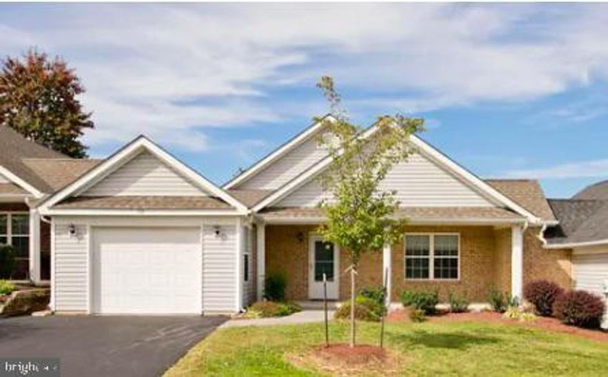 Unbeatable Location! Don’t miss out on this beautifully kept 2-bedroom ranch-style gem in the ever-popular Cross Creek Village!  The kitchen offers a generous eat-in area, pantry, and extra shelving—perfect for both storage and showcasing your personal style. A cozy gas fireplace enhance the expansive open-concept dining and living room. Both bedrooms include spacious closets, and the primary suite boasts its own private full bathroom. Enjoy all the community perks Cross Creek Village has to offer, plus you're just minutes from great shopping, dining, and major commuting routes.