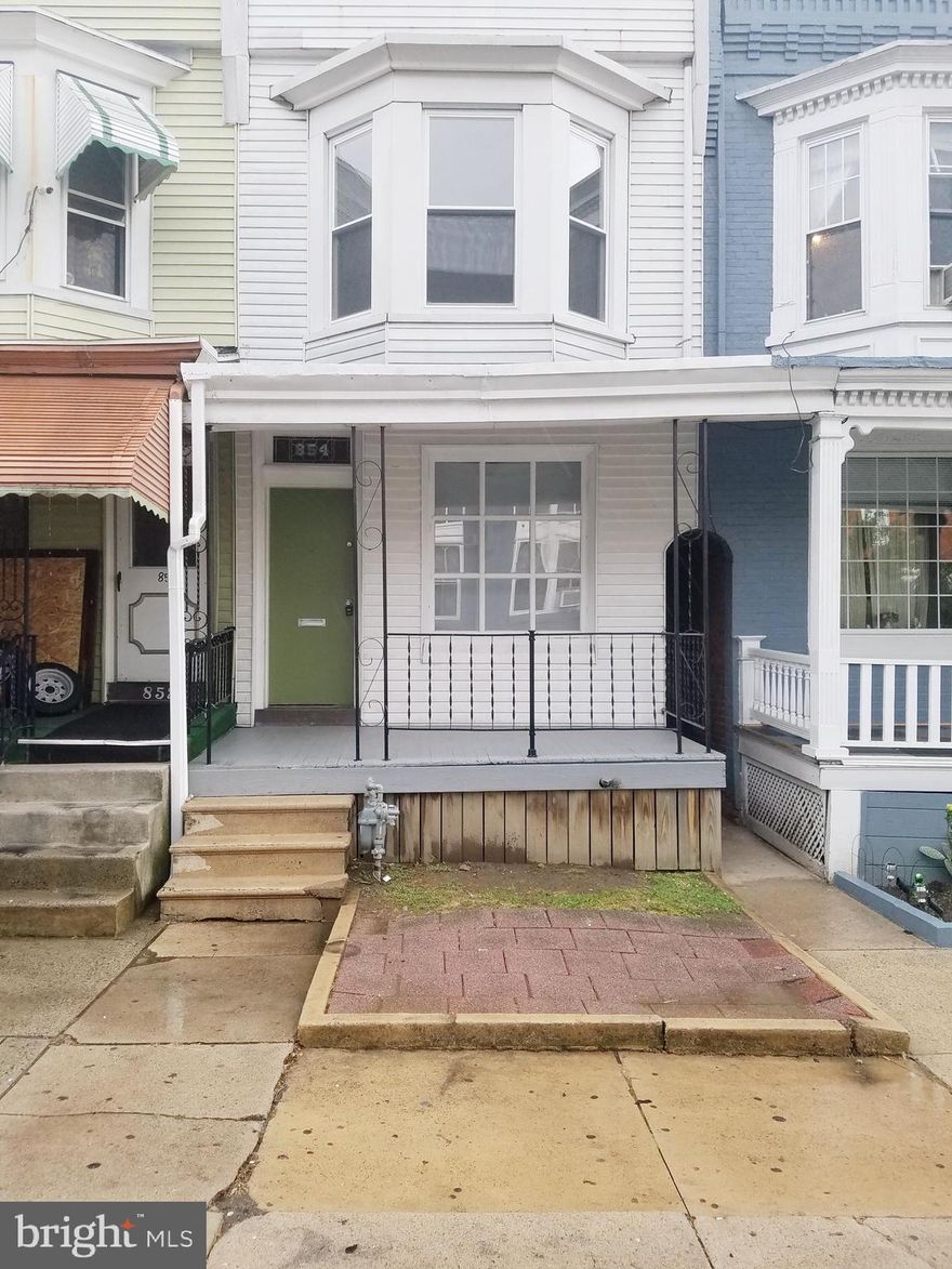Welcome home to 854 N.12th St.!!!  This is a beautiful Northeast City home. Completely remodeled and move in ready, this large home is now available for a new family to enjoy! Featuring 5 bedrooms and 1 bath it is freshly painted throughout. Plenty of space as you come in to a formal living room with a brand-new laminate floor. Nice formal dining room space and a brand-new kitchen with plenty of counter space! Enjoy this new kitchen with granite counter tops, new cabinets and gas range! There is another room after the kitchen that could be appropriate for another sitting area, home office, or future laundry room. As you walk out the back door, there is a new deck and fenced in backyard, perfect to enjoy family gatherings! Upstairs are 4 bedrooms and the main bathroom. The master bedroom has 3 large windows to allow plenty of natural light. The 3rd floor features an oversized bedroom, full height, and a beautiful view of the city. Lastly this home has a brand-new gas heating system. Great location to schools, shops, and public transportation. Set up a showing today!!!  Please call listing agent with any questions.