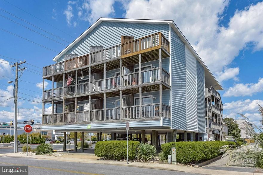 End Unit Move In Ready Ocean Block Efficiency located in mid-town Ocean City offering South Eastern Exposure.  From the privacy of your own balcony enjoy sunrises over the ocean, an abundance of natural light, views of the OC Air Show, parades of vehicles on coastal highway and people watching.  Showing like a model, this Fully Furnished home features a pull out sofa, flat screen TV, bed with additional storage underneath, new carpet and flooring, new refrigerator, and much more   Located directly across from the Convention Center you are close to restaurants, attractions and only a short walk to the beach. This home can be either a perfect beach get-away or an excellent rental property.  Call Listing Agent for more information.