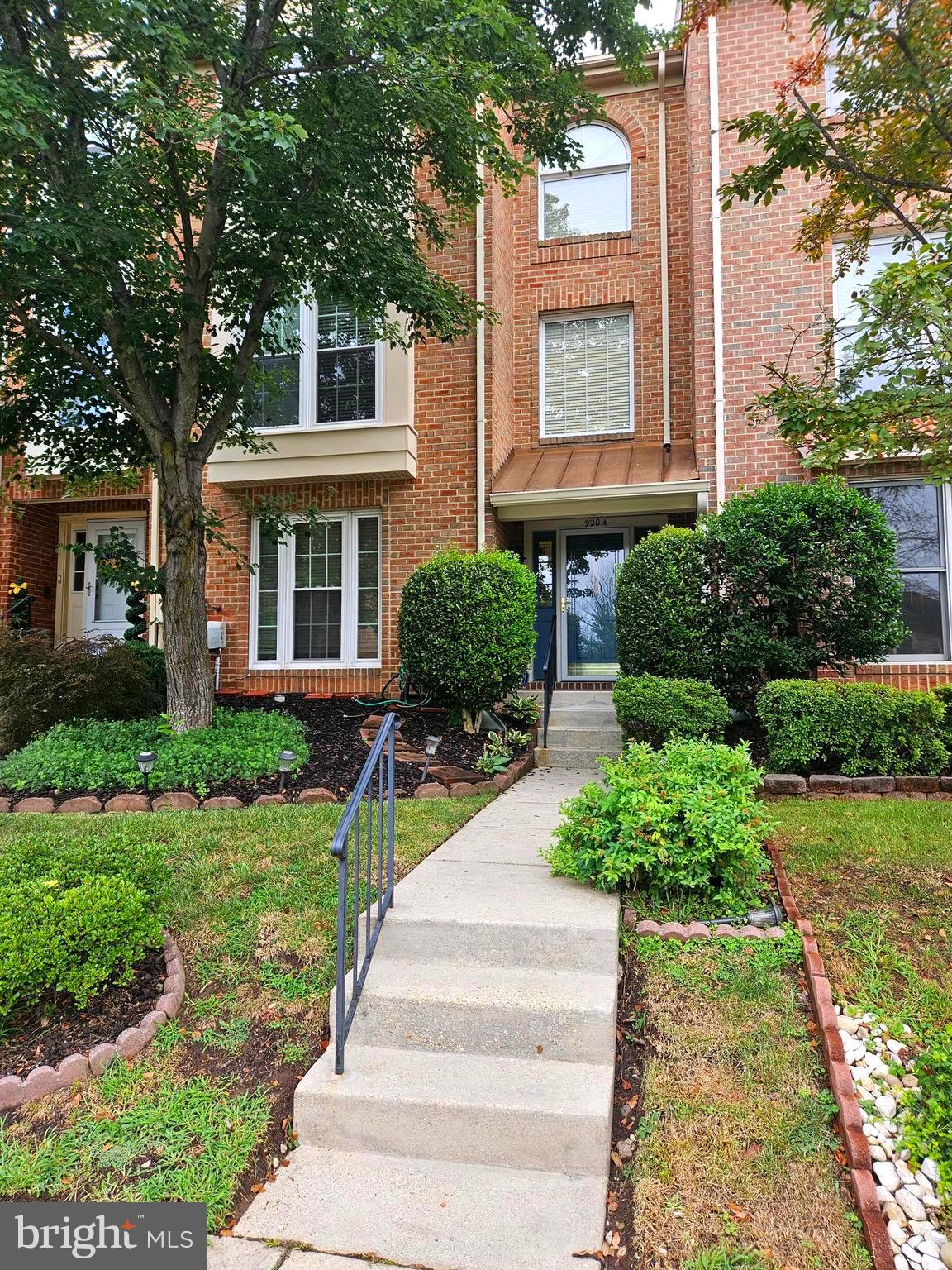 Welcome to the village of Montpelier Hills in Laurel, Maryland. This gem that has been professionally upgraded recently, 9204 is a 3 bedroom and 2.5 bathroom, 3 level townhouse, boasting 2348 sq. ft. It's an inviting open concept with hardwood floors on the entire first floor. The kitchen is beautifully appointed, with brand new appliances, stainless steel electric stove, refrigerator and dishwasher (2024). It also has a peninsula, that provides eating accommodation outside of the formal dining room. The cabinets are upgraded with glass doors. You will also find a renovated half on the same floor. The second floor features the formal dining room, with an admirable fireplace that forms the focal point in the area. There are two bedrooms on the floor with a full upgraded bathroom, and an enclosed section for which houses a washer and dryer. On the third floor you can retreat to the primary suite, a tranquil space with more natural light, and features a private ensuite bathroom, with a full-size garden soaking tub and an exquisite walk-in-shower. There are two clothes closets which are custom designed and completed (2023) with high ceiling to accommodate a lot of clothes, shoes and much more. Additional updates to this beautiful home, are it's recess light throughout the entire house. The house is also fitted with crown moldings throughout. A bedrooms are carpeted.. All the windows were replaced recently. A new architectural roof was installed (2024). The entire house is nicely painted. Outside the family room, is a patio, an ideal spot for hosting summer barbecues, enjoying morning coffee, or simply soaking in the sun. There is also a shed for additional storage. This location is key and the home does not disappoint. Situated close to the Laurel train station. Providing easy access to major highways I-95, Route 1, 295, which makes travelling to DC, Baltimore and Annapolis seamless. Additionally, you will find shopping, dining and entertainment options nearby. The house is near Bradford Park and Snowden Oaks Park providing scenic trails and recreational activities. Monthly HOA/Condo fees cover exterior maintenance, painting, landscaping, snow removal and common grounds. The home also comes with 2 reserved parking spaces. Don't miss this chance to own in a prime location at an unbeatable price. Schedule your showing today!!