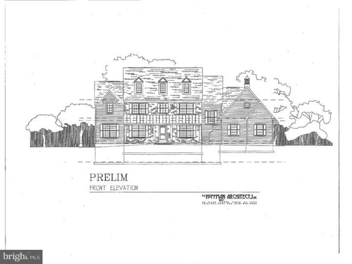 FABULOUS NEW CONSTRUCTION IN HIGHLY DESIRABLE WHITEMARSH LOCATION. One of 2 fabulous CUSTOM Homes with 4 bedroom, 3.5 bath. New homes designed by R.A. Hoffman Architects and to be built by highly respected JMA Custom Builders, with approx 3900 sq ft and superior amenities, set back from the street, on beautiful 2 plus ACRE lots. Exciting standard interior features include HARDWOOD floors thru-out 1st floor and 2nd floor hallway; 9' ceilings, 8' doors and high baseboard on the 1st floor; 8'-6" ceiling on the 2nd floor with high baseboard, gourmet kitchen with center island, GRANITE counters, 42" cabinets, gas cooking and stainless appliances open to Family Room with coffered ceiling, gas fireplace; On the second level is the luxurious Master Suite with gorgeous Master Bath including soaking tub and shower with frameless glass door; 3 additional spacious bedrooms. Pella windows and Stone, Hardie-Plank and/or stucco siding highlight the exterior. High efficiency gas furnace and gas hot water heater; PUBLIC water and sewer.