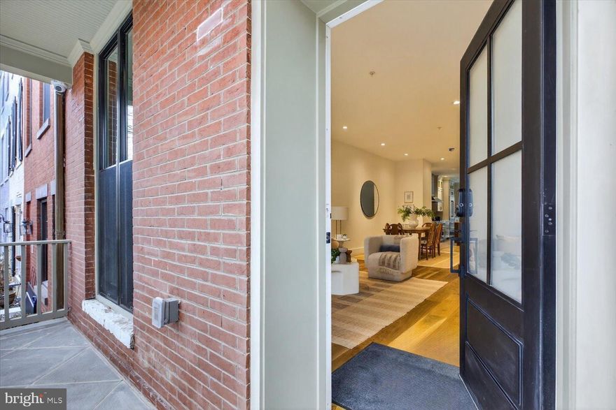 The facade of this completely renovated home gives no clue to the contemporary masterpiece behind it!  Meticulously designed and expanded to 4000+ square feet of luxurious modern living space on one of Capitol Hill's best blocks: prepare to be awestruck!  Wide plank white oak floors grace the top 3 floors while the basement sports ceramic white oak plank flooring.  Entertaining as well as daily living will be sheer joy in the stunning chef's kitchen!  The entire top floor is dedicated to the luxurious primary suite, better described as "the sanctuary!"  The second level features 2 bedroom suites plus a den/study and laundry room.  And the lower level, easily accessible from the kitchen, provides a spacious media / play room with direct access to the beautifully landscaped rear patio, as well as a guest bedroom and full bathroom. Convenient rental parking available one block from property.  No detail overlooked.  No expense spared.  Nothing compares.