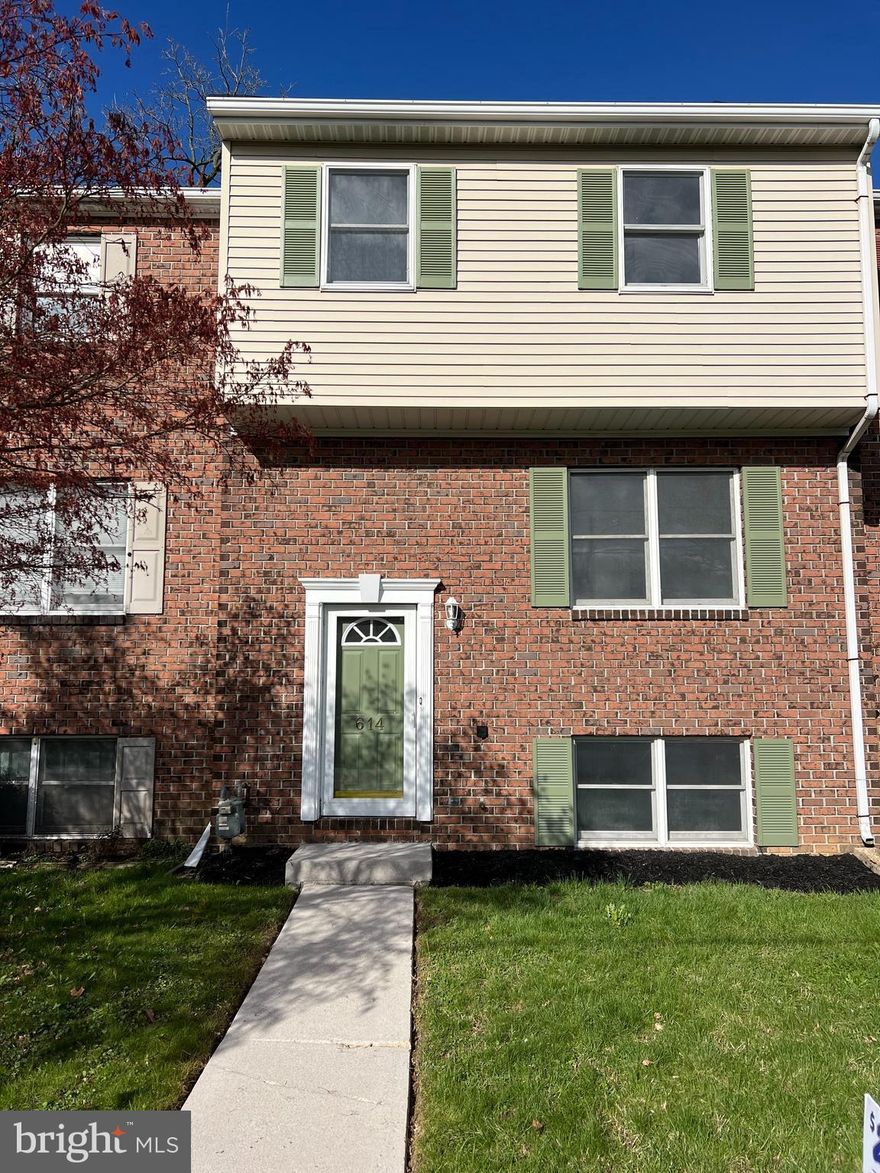 Welcome to 614 Eichelberger Street, a beautiful and well-maintained 3-bedroom townhouse ideally located moments from downtown Hanover's many restaurants and shops.

The home has a spacious and well-designed layout, featuring a living area with plenty of natural light. Modern kitchen is perfect for both entertaining and everyday living, featuring new stainless steel appliances, light fixtures, and countertops. New HVAC, new hot water heater, and new large deck installed 2023. All new flooring and fresh paint throughout. Bathrooms updated with new vanities, toilets, mirrors. The fully finished basement provides plenty of extra living space and storage, as well as a large laundry room. The fenced, landscaped backyard has large deck and offers a safe and secure space. Extra large shed in backyard for your lawn equipment and toys!

One of the standout features of this property is the playground, tennis courts, and basketball courts directly across the street. Whether you're enjoying the outdoors or relaxing indoors, this townhouse offers a great setting for your lifestyle.

With ample off-street parking in the back, many upgrades, and a prime location, this lovely, upgraded house is ready for you!