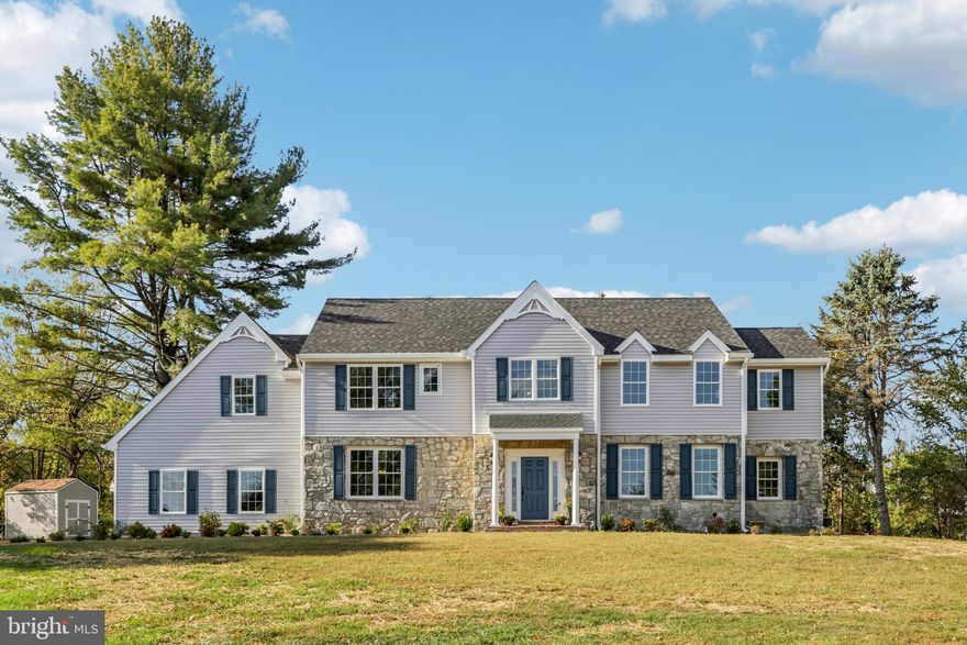 Stunning custom new construction home with wooded views in Kimberton! Excellent location, private yet close to all that Phoenixville Borough has to offer. Your eyes will immediately go to the 2 Story staircase upon entering the foyer. Well thought out floorplan is open with every square foot being utilized. Kitchen opens to the family center with gas fireplace and access to outdoor living space. Four bedrooms, 3 full baths & 1 powder room plus a finished basement! Pella windows throughout, this builder spared no expense. There is nothing "builder grade" about this gorgeous home. Brand new Hares Hill Elementary School around the corner.  Original Kimberton Whole Foods convenient. No HOA fees.