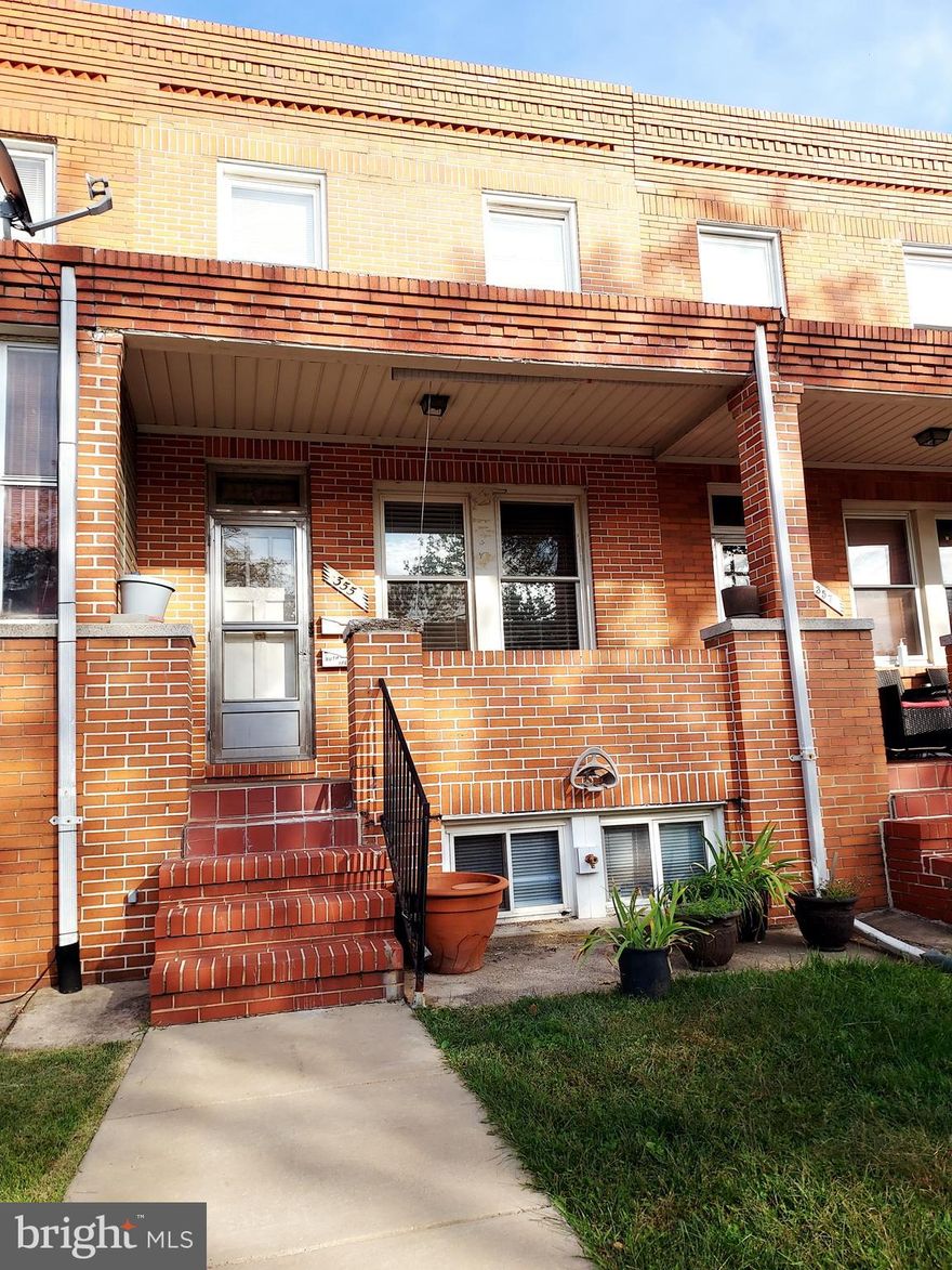 Introducing a stellar opportunity in the heart of Baltimore — a charming multi-family townhome perfect for investors or owner-occupants seeking a smart pathway to homeownership through rental income. This licensed 2-unit property offers endless possibilities that could truly bend the cost of a mortgage in your favor!
Step into the first unit, spanning the lower and main levels. Three well-appointed rooms on the main floor boast hardwood floors, elegant French doors, and ample windows, ensuring a flood of natural light, not to mention easy access to the rear yard. All-natural woodwork never painted! These rooms can be used to adapt to your needs. Downstairs, discover a spacious eat-in kitchen plus an additional room that can serve as a cozy bedroom or a family room.  A full bath and separate yard access cap off this space.
No need to haul laundry up and down stairs; each unit features its own kitchen appliances, washer, and dryer, as well as individual water heaters. There is shared hot water radiator gas heat. Each unit has window air conditioners.
Located on a quiet street with permit parking, this residence also features a welcoming front porch. Plus, you’re never too far from life’s necessities — public transportation, shopping, and the Johns Hopkins Bayview Hospital campus are all within easy reach.
Whether you’re looking to invest or nest, this property promises comfort and convenience in spades. Why just read about it when you could live it? Come see why this isn't just a place to live, but a place to thrive!