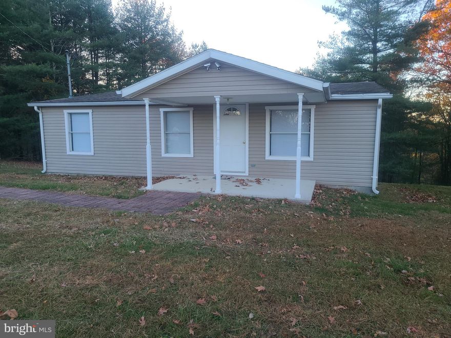 3 BR 1 BA doublewide home.  One level living and is deal for starting out or starting over. Home is situated on 2 acres with a front and back yard.  Back deck for your grill or just curling up with a good book.