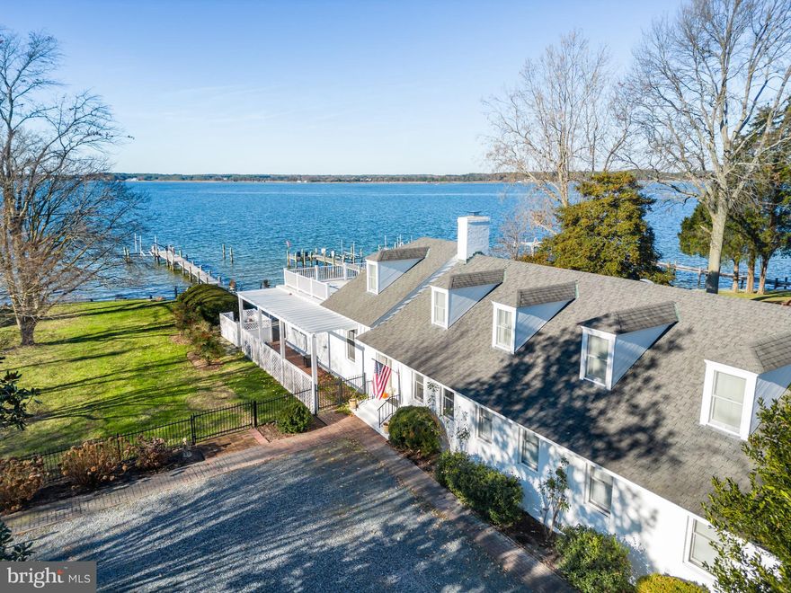 Simply Sensational! Welcome to waterfront luxury living in historic Oxford, Maryland! This spectacular Tidewater Contemporary home is in a desirable location with western exposure overlooking the Tred Avon River - gorgeous water views and sunsets! Featuring a private waterfront pool and spa, pier with lift, rip-rapped shoreline, this property is a haven for those seeking the ultimate maritime lifestyle! Inside, indulge in luxurious comforts such as a first-floor primary suite, a large waterside family room and dining room, upgraded kitchen and formal living room with fireplace. Three additional bedrooms and office complete the first floor. Upstairs, discover a second primary suite with private waterside balcony offering incredible views and peaceful respite and additional loft/studio/bedroom space. Sited on a .4-acre lot, the residence is further complemented by a 2-car attached garage. Boasting coastal elegance and a blend of sophistication and warmth, this is the perfect Eastern Shore escape for final destination! Seller financing available to qualified buyer.