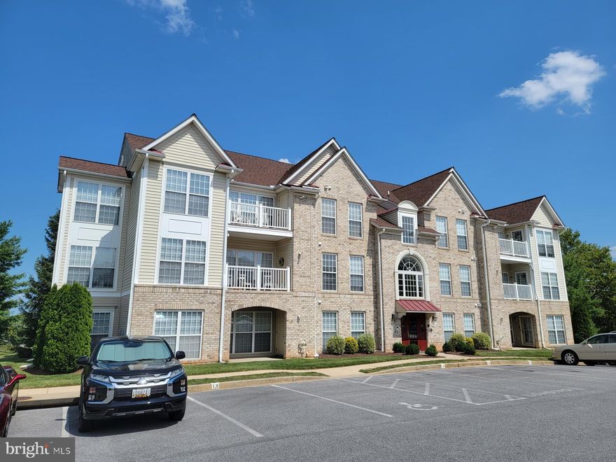 Fantastic 2 BR & 2 BA main level condo in Echo Glen/Whittier! This open spacious condo offers floor to ceiling windows with lots of natural light. Excellent corner location with views of the common area. Luxury vinyl flooring in the kitchen/dining. New carpet in all other rooms. Freshly painted.  Brand new kitchen stainless appliances.  Living room has a walkout to the patio with some additional storage. Full size washer and dryer. Main bedroom offers a nice walk-in closet and another extra closet, a private bath, and a wonderful large double window. Large storage area off foyer. Secured building entrance with intercom. One assigned parking space plus additional guest spaces. Community amenities include an outdoor pool, tennis courts, walking-jogging paths, community shopping center, a picnic area/tot lot. Easy access to commuter routes, and close proximity to downtown Frederick and Fort Detrick. Ready for occupancy! This unit is a MUST SEE!