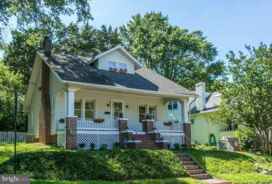 OPEN Jun 28 1-4. Spacious 3 level home in Rosemont. Expanded upper level and full finished lower level in 2002 & 2011. 5 bedrooms, 2 full + 2 half baths. Welcoming front porch, fenced back yard and screened-in back porch. Hardwood floors, fresh paint, kitchen with granite and center island.  Street is very private with little traffic. Less than 1 mile to King St Metro.