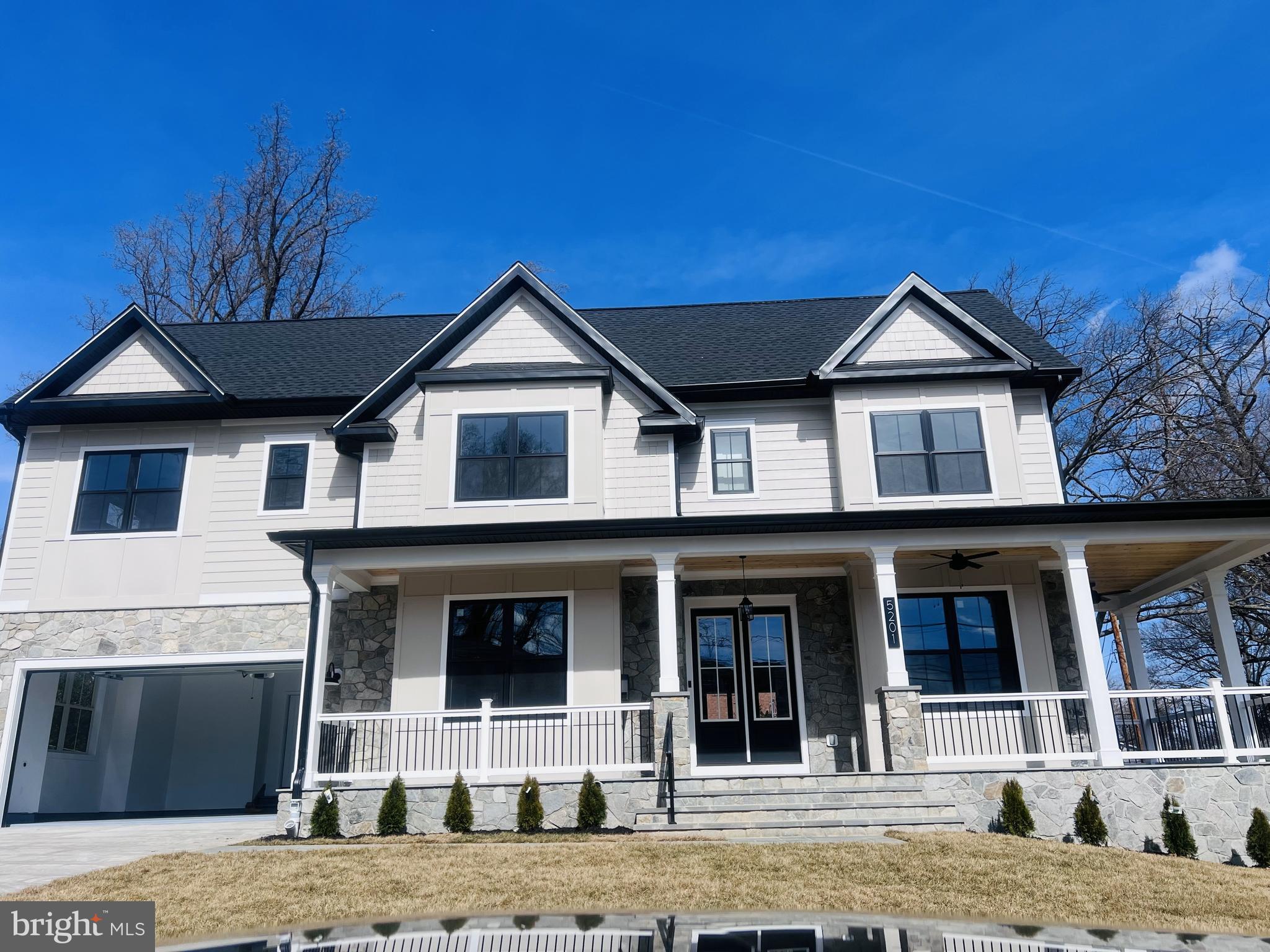 Gorgeous 8 bedroom/6 bathroom house over 6000 square feet in the Whitman school cluster. Located in the community of Bradmoor, Excellent location, close to downtown shops, Montgomery Mall, walking paths, major hospitals and quick access to commuter routes.
Inside the home you will be impressed with the timeless carpentry throughout this 8 bedroom and 6 full bathroom house. With an elevator included, this house is convenient for everyone in the family. The home has a natural light filled bedroom and full bathroom on the main floor which is convenient and versatile for many uses. The kitchen is a chefs' delight with a professional gas stove, two sinks, built in beverage fridge, Thermador appliances and oversized quartz island. Real hardwood floors on the first and second floors including bedrooms. 10 foot ceilings on the main floor with custom features like coffered ceilings, beams and arches which all flow beautifully together to make this house one of a kind.
The second floor has an expansive main bedroom with custom wood dual walk in closets. The main bathroom has Italian marble throughout with designer selected plumbing fixtures.
This house has a bonus loft level with a full bedroom and bathroom which can be used as a home office, music room, family hang out spot or guest room. The options are limitless as you have so much room while being in the heart of Bethesda. The expansive lower level has an full bar, exercise room and two bedrooms. For outdoors, the house has a screened in porch with accordion style patio doors which open up completely giving you the California vibe for those warm Spring and Summer nights where you will want to enjoy the weather. Call your agent or if not represented call listing agent for a tour today. House is under construction and is expected to be completed May 1, 2025. Pictures added are of other homes by builder. Pictures coming soon.