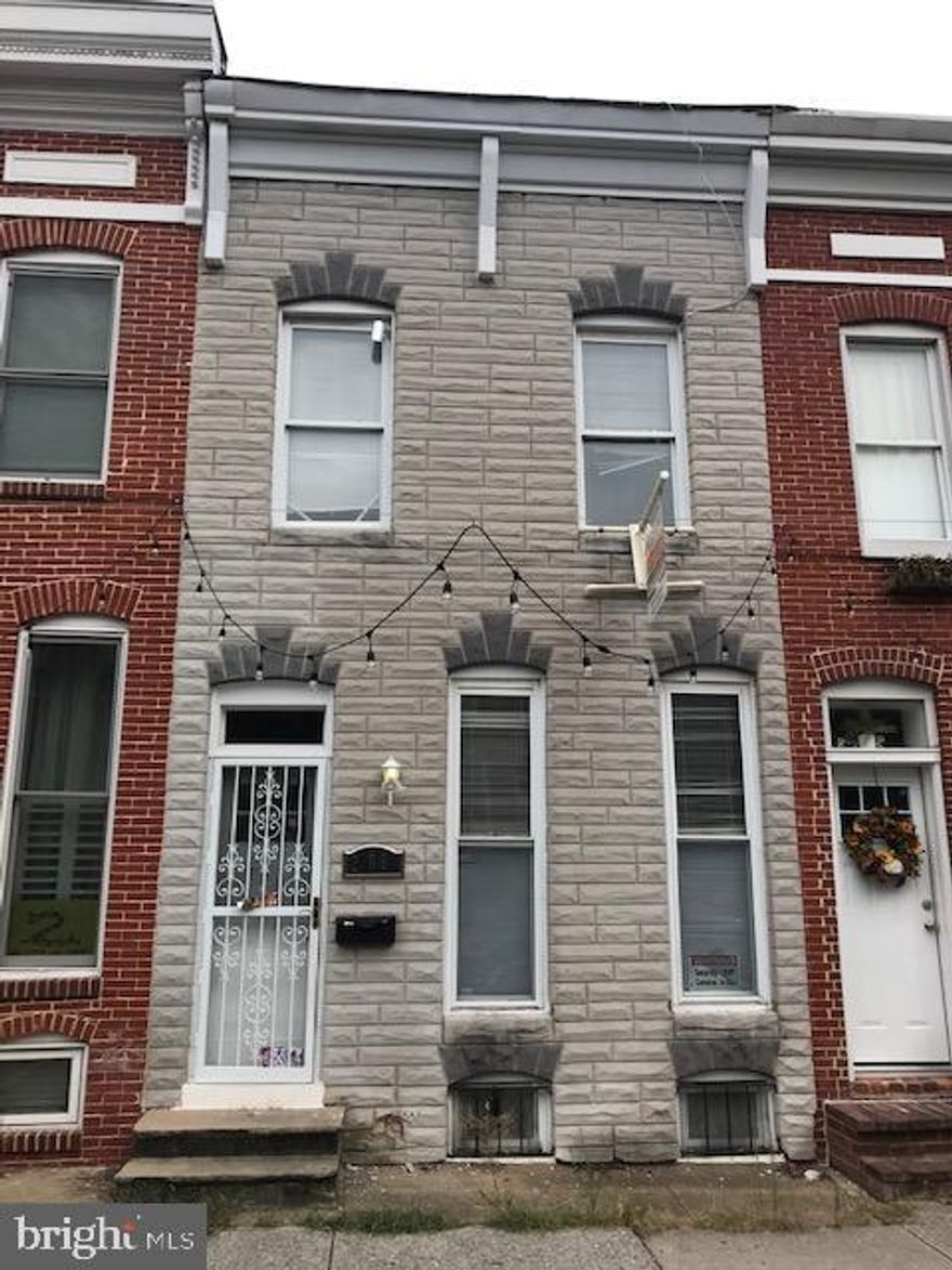 Freshly rehabbed 2 Bedrooms/2 Baths home for rent just a couple blocks away from Patterson Park. New kitchen and baths, main floor laundry room,  open floor plan, and plenty of storage space in the basement.  Perfect setup for room mates.