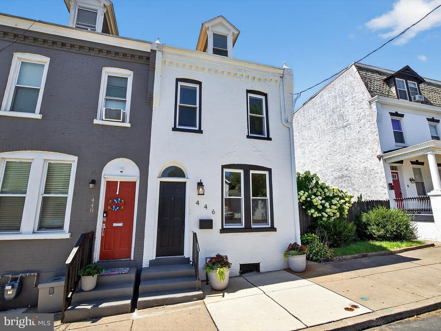 This stunning, fully-renovated Lancaster home, built in 1900, offers a unique blend of turn-of-
the-century architecture and contemporary living. Step inside the front door and let the charm
envelope you. Tall windows, tasteful wainscoting, and luxury vinyl flooring make the living
room elegant and inviting. The living room flows seamlessly into the dining room, as does the
gorgeous flooring and wainscoting.
The true heartbeat of the home is the kitchen. Let your culinary imagination run rampant with
this stylish cabinetry, lovely tiling, stainless steel appliances, and quartz countertops. With floods
of natural light and additional space for a small table or island, you can spend a quiet morning
sipping your coffee.  Just off the kitchen is a discrete and convenient powder room.
Upstairs, the primary bedroom will leave you breathless. Tall ceilings and a striking accent wall,
luxury flooring, and light-filled windows all create a tranquil retreat. A walk-in closet provides
ample storage, while the chic ceiling fan keeps you comfortable all year round. 
A second bedroom—warm and inviting—is down the hall. And a spa-like full bathroom adds to
the calm and comfort of the second floor. The walk-in shower, elegant vanity, and lovely
tilework produce clean lines and a soothing ambiance. The bathroom includes a laundry area for
stacking a washer and dryer, as well as built-in cabinetry. Up on the third floor is another
bedroom. With unique alcoves and plush carpet, you can use this space as a bedroom, guest
room, home office, or playroom. Whatever your needs, there is space and rest for everyone.
The backyard offers even more living space with your own private sanctuary, including a patio
with an outdoor sink and a custom-built seating area. Fully fenced in, this yard is your own
private sanctuary—perfect for relaxing, dining al fresco, or entertaining under the stars. This
home has everything you could ever want, including 2 off-street parking spaces.   Everything in the home is new and updated, and it’s just waiting to welcome you home.