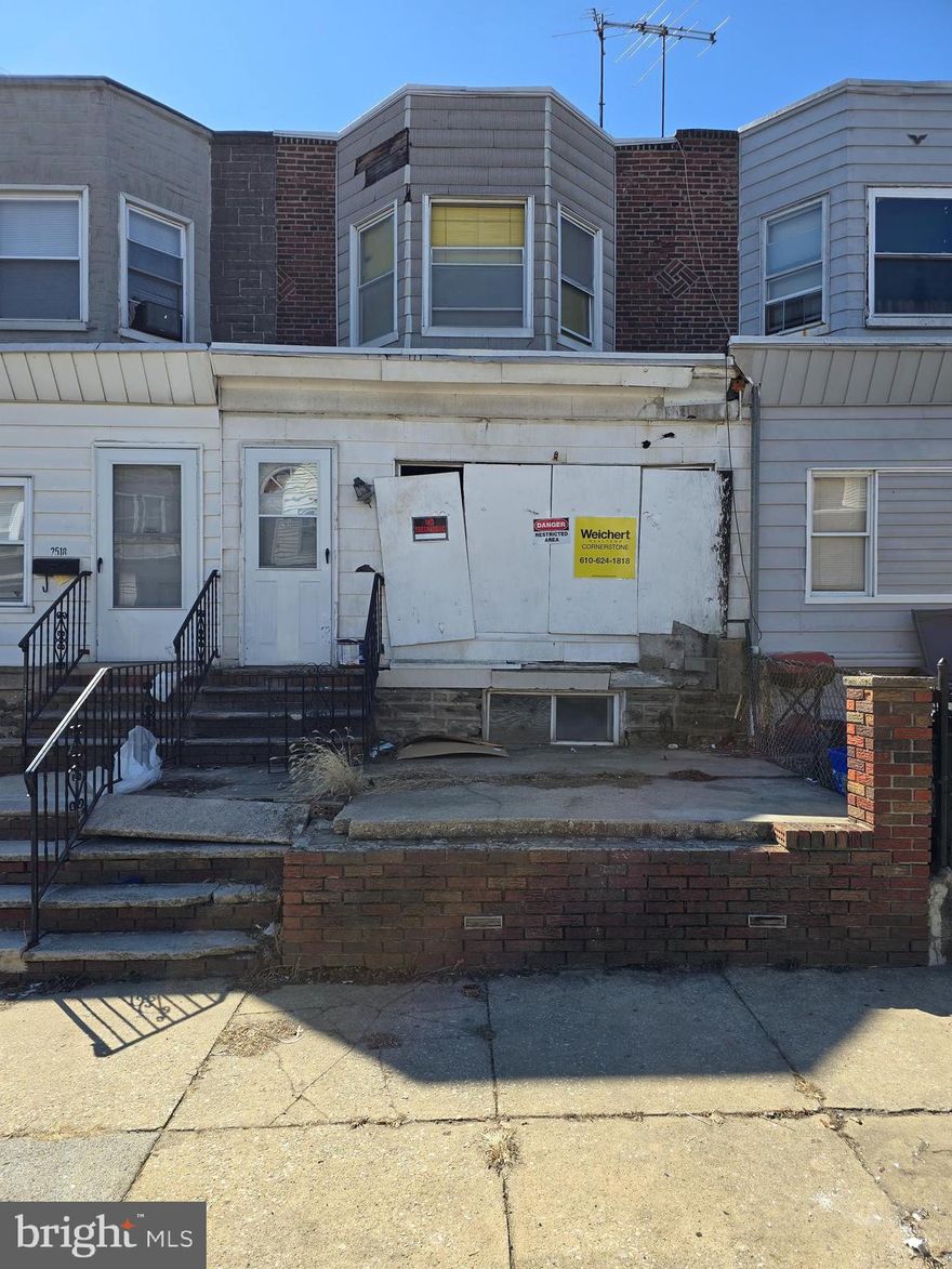 **Investor Special - 2516 S Robinson St, Southwest Philadelphia**

Opportunity awaits with this 3-bedroom, 1-bathroom home located in the heart of Southwest Philadelphia! Whether you're looking for your next flip or a reliable rental property, this home is packed with potential.

**Why This Is a Great Investment:**

- **Perfect for a Flip:** Similar properties in the area are selling between $210,000 and $250,000, offering a solid return on investment after renovation. 
- **Great Rental Potential:** With rental prices ranging from $1,500 to $2,000 per month, this home offers a steady stream of income for those looking to add to their portfolio.
- **Prime Location:** Located in a well-established neighborhood with easy access to public transit, shopping, and schools, making it a sought-after area for both buyers and renters.

This property is priced to sell and won’t last long. Don’t miss your chance to make your mark in Southwest Philadelphia! **Call today to schedule a showing.**