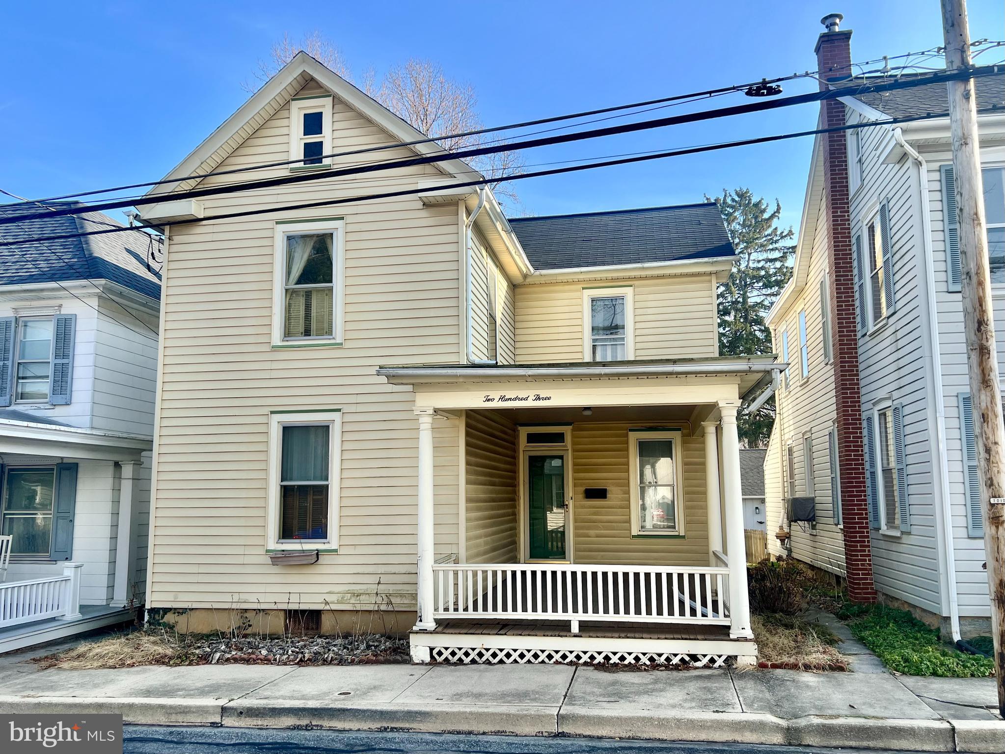 Welcome to this spacious single detached home, located in the charming, historic town of Lititz, PA; 2013's "Coolest Small Town in America!" Situated in Lancaster County, and the Warwick School District, this home is conveniently located to major routes/highways, cities, and attractions across much of southeastern Pennsylvania and beyond! This late 19th century, 2084 sqft, two-story home boasts so much potential, and is just waiting for its next owner to love and cherish it!
The first floor of this home features a living room, family room and den, along with a kitchen, dining room, half bath, first floor laundry, AND a sunroom! Upstairs you'll find the home's four bedrooms, full bathroom, and enclosed patio. The basement houses the home's updated mechanicals, and offers lots of storage space! Outside you'll find a covered front patio and a back deck off the sunroom. The backyard offers a spacious area to make your own outdoor space. Last, but certainly not least, the property features an oversized two car, two-story garage barn! The perfect covered outdoor space for hobbyist, collector, or just extra storage space, With some cosmetic TLC and some cleaning this home's late 19th century charm could be restored and lead to instant equity! Call today to schedule your showing, before this one too comes and goes!