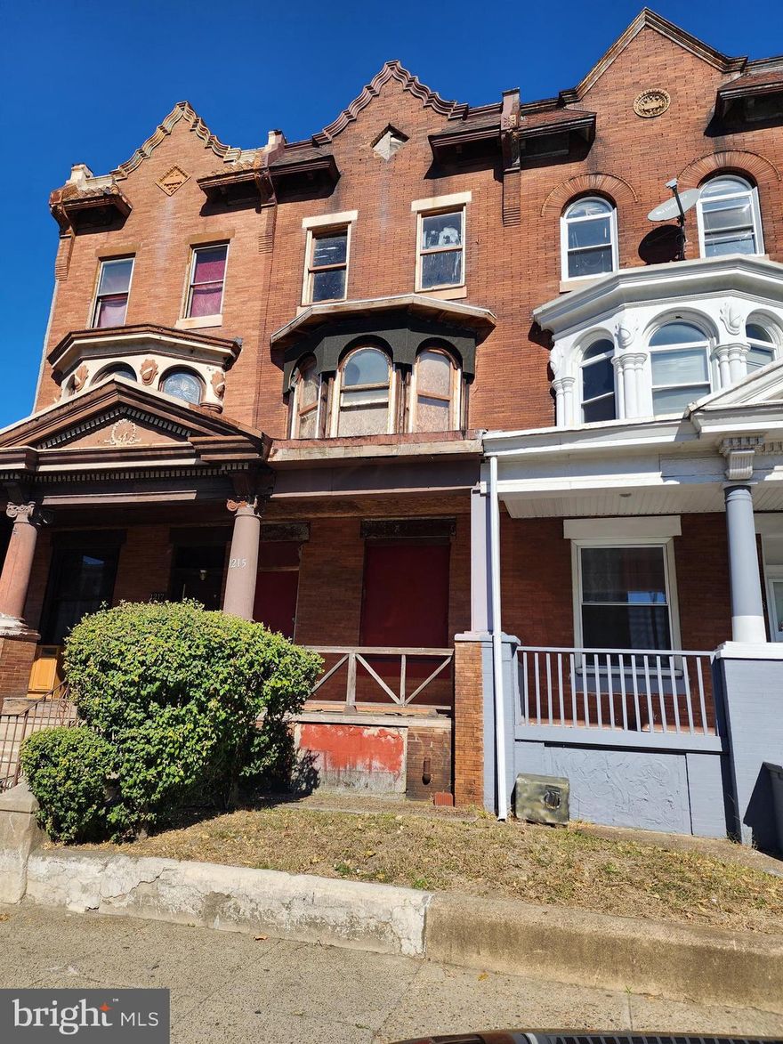 SHOVEL READY W/COMPLETE PLANS & PERMITS - STREET TO STREET POPERTY. Attn: 1031 Exchange Clients - Can exchange with a Property Valued at 600 - 800 HUNDRED THOUSAND Attention: Investor/Developer s Delight & golden opportunity in Philadelphia. Shovel Ready. Drawings reflect owner s Updated plans (2024) to convert property into 5 Units (2-Two Bdrms/one Bath, 2-Studio apts/One Bath, 1-One Bdrm/One Bath), in addition to basement and large rear yard. Close and convenient to new developments just next door. This property is just down the street from the Broad St Subway, quick ride to City Hall.