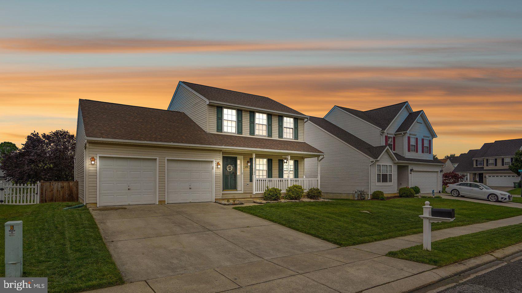 Move-in ready 3Br/3.5BA Colonial located in the quiet neighborhood of Tuchahoe Farms. Make your way to the front door of your new home and step into a home filled with natural light, stunning hardwood floors, and an open floor plan. The main floor boasts a formal living room and dining room, a half bath, and an open concept family room and kitchen. A solid wood beam creates a vision of separation between the rooms with a spacious breakfast bar below. The kitchen boasts plenty of cabinets finished to the ceiling with crown moldings, a separate pantry closet, stainless steel appliance, granite countertops with a complimenting tiled backsplash, a double stainless sink under a window, and an island with open shelving and pendant lighting above. On the second floor are two spacious secondary bedrooms, a full bath, and a primary suite. The primary features a large walk-in closet and a private full bath. The lower level offers additional living space featuring luxury flooring, a wet bar/efficiency kitchen, a large family room, a full bath with a stand alone tub, laundry, and storage. From the kitchen step outside to a large deck that overlooks a yard filled with tons of green space. This home is move-in ready, ideal for any new homeowner, and located in close proximity to shopping, restaurants, and commuter routes.
