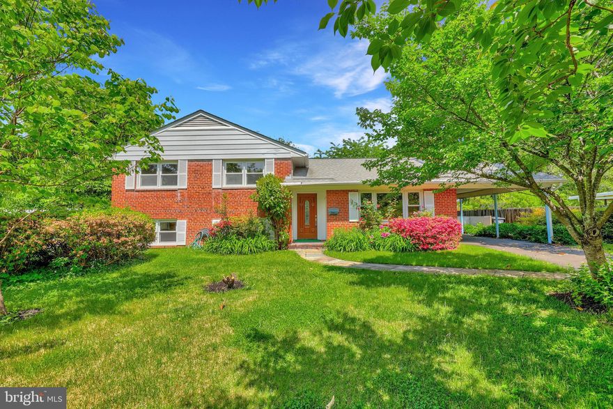 Mortgage savings may be available for buyers of this listing. Nestled on a serene cul-de-sac in the heart of McLean, 7030 Santa Maria Ct offers an exceptional blend of elegance, comfort, and modern convenience. This delightful split-level residence showcases impeccably refinished hardwood floors that lend a timeless warmth to the inviting interior. The gourmet kitchen is a features exquisite cabinetry, gleaming granite countertops, and recent stainless steel appliances—an ideal marriage of form and function.

The lower level presents a versatile living area complete with a private bedroom and full bath, perfect for guests or extended family. Elegant pocket doors add a touch of architectural charm while enhancing the home's fluid layout. A generously sized driveway and covered carport ensure plentiful parking for residents and visitors alike.

Step outside to discover a secluded backyard retreat—a true oasis boasting an in-ground pool enveloped by lush, mature landscaping. Whether lounging poolside with a favorite book or entertaining under the open sky, this outdoor haven invites relaxation and refinement in equal measure. Schedule your private tour today!