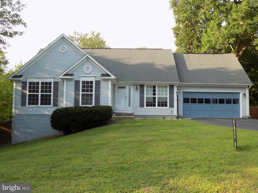 Large Raised Rambler, with two levels on a great lot; shed and fire pit inside fenced in back yard; finished basement with studio/gym and 2 car garage.  Pets allowed with deposit.