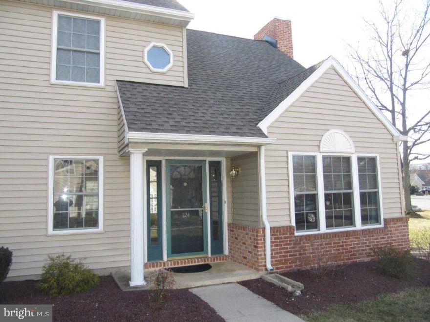 First floor Master and a great location in Stone Hill Farms. The home has 3 bedrooms and 2 full baths and all bedrooms include large walk-in closets. The Master has 2 closets. The living room has a vaulted ceiling and a new gas fireplace. In the kitchen you will find nice white cabinets and Corian counter tops, a Bosh dishwasher, side by side refrigerator, stove and microwave. The home also has a water softener and water filter at the sink. The gas heater and A/C are new in 2008 and the roof and siding are new in 2015. The washer and dryer are also included with the home. Also featured is a one car garage. This location is close to all major shopping and restaurants and Rt 222.  The Association fee of $758 per Quarter includes: Grass Cutting, Snow, Water, Sewer, recycling, Tennis and common area maintained