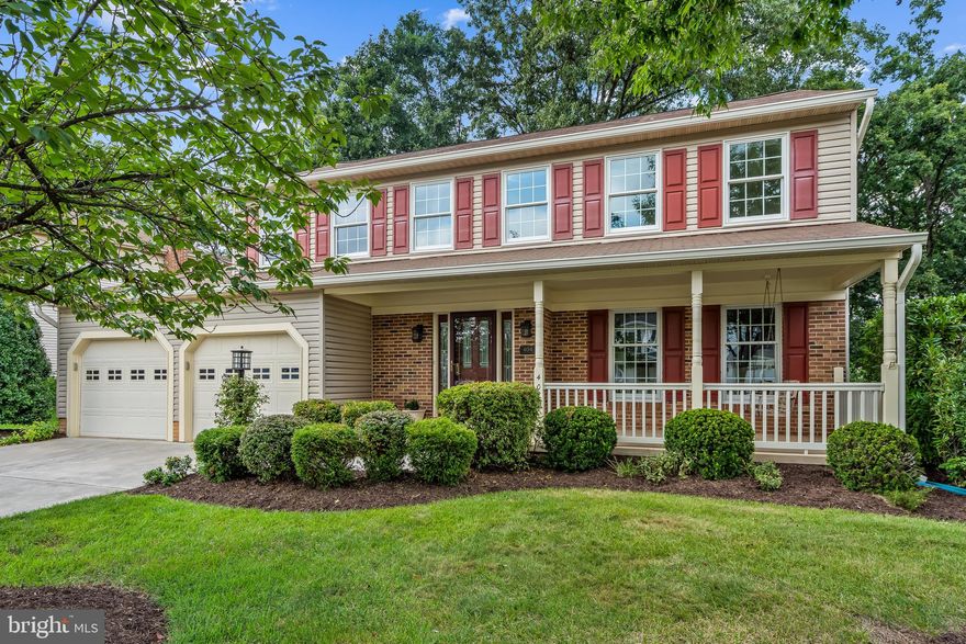 Welcome home to this thoughtfully renovated colonial featuring four bedrooms, two and a half baths and over 3,200 square feet of finished living space.  The home is sited on a prime 0.23 acre lot with mature trees (backs to HOA owned land) in the desirable Forest Ridge neighborhood. Perfectly positioned near the W&OD Trail, Silver Line Metro, local schools, and parks, this home offers comfort, convenience and a peaceful retreat.
Freshly painted with Sherwin Williams popular Alabaster, the light-filled interior features hardwood floors, crown molding, and a thoughtful floor plan. The kitchen is equipped with GE stainless steel appliances, Sedona cherry wood cabinetry, granite countertops, a tile backsplash, recessed lighting and a pantry. The kitchen opens to a breakfast area and family room with a brick fireplace. A formal dining room and living room provide spacious spaces for gatherings.
Upstairs, the primary suite boasts hardwood floors, a walk-in closet, a separate vanity area, and a renovated en-suite bath. Three additional bedrooms, newly carpeted, share a renovated full hall bath.
The finished lower level includes a spacious recreation room and a versatile bonus room—ideal as a home office, gym, or hobby space. Additional features include a two car garage, a Trex deck, and a private yard perfect for outdoor entertaining.